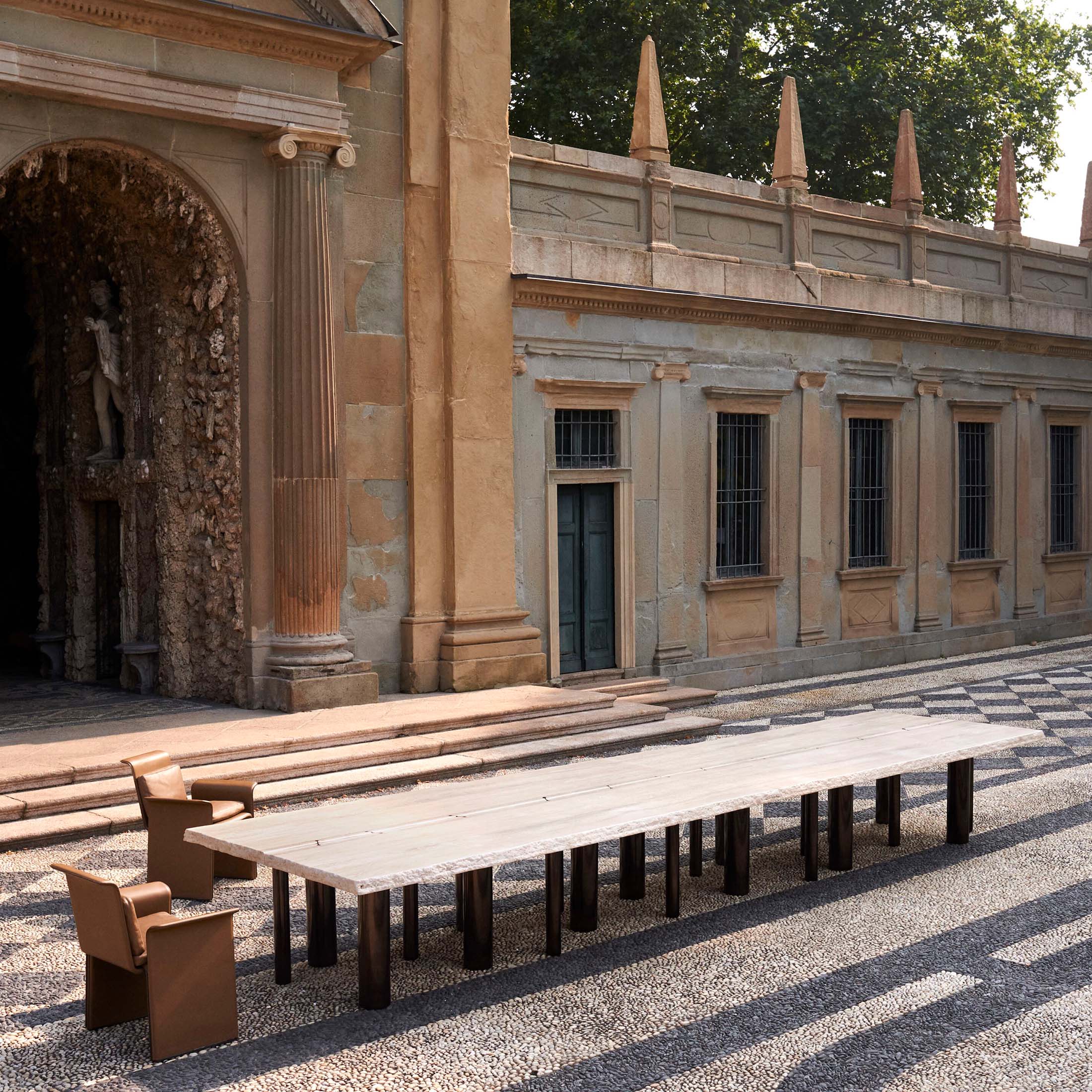 Mobile / 10th Joint Stone Dining Table by Exteta