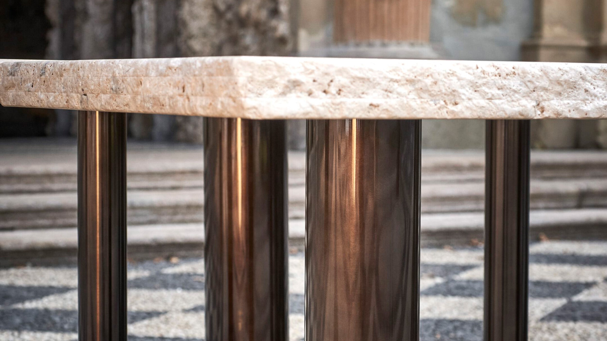 Exteta Dining Table 10th Joint Stone Dining Table