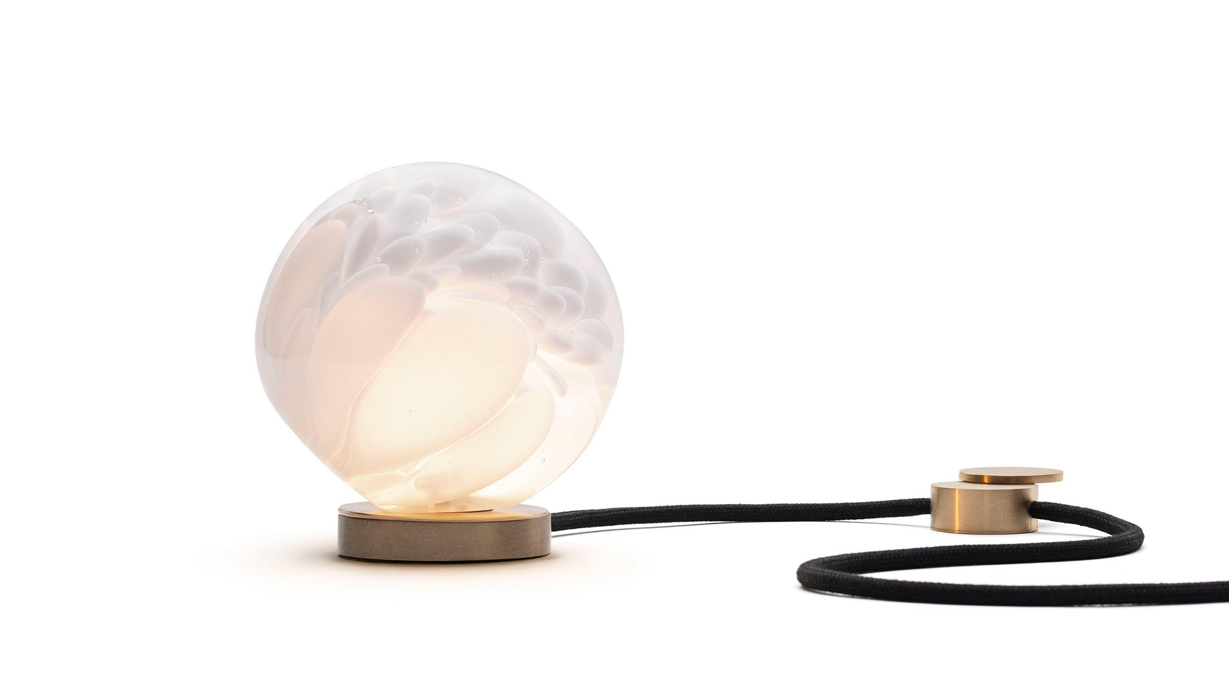 White / Desktop / 118t Table Lamp, designed by Omer Arbel for Bocci