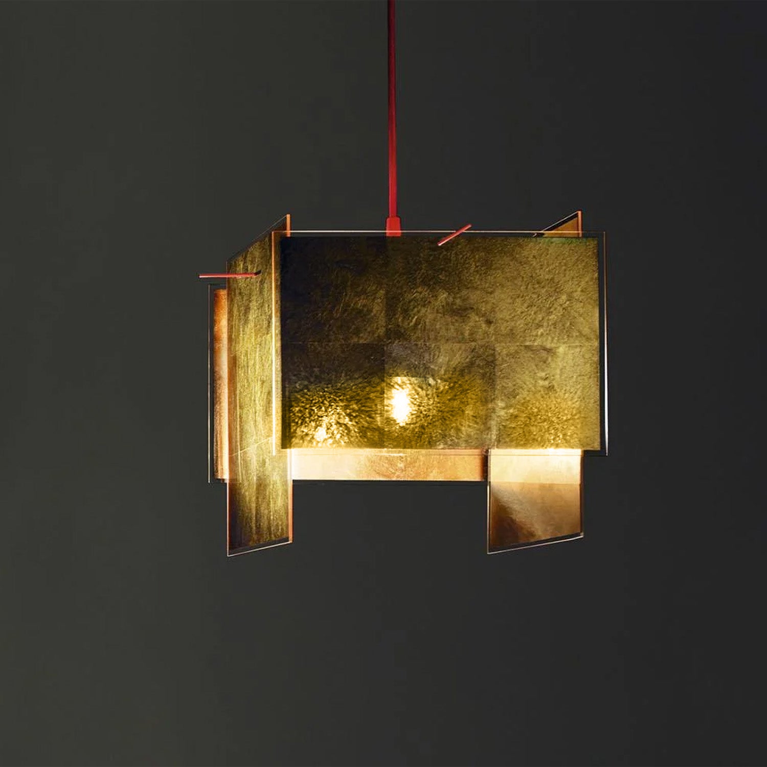 Mobile / 24 Karat Blau Pendant Lamp, designed by Axel Schmid for Ingo Maurer