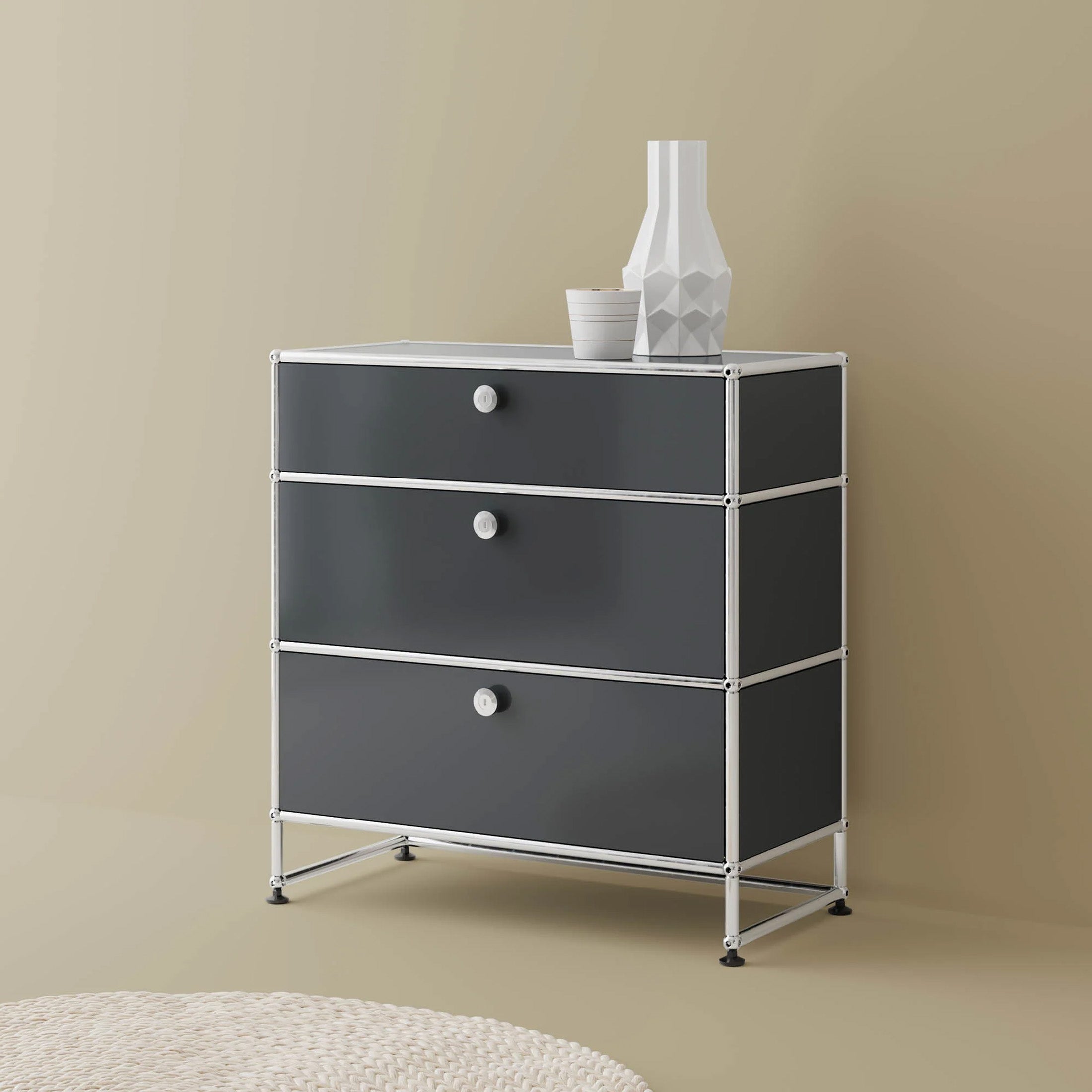 Mobile / 3 Drawer Storage (Y), made by USM Haller