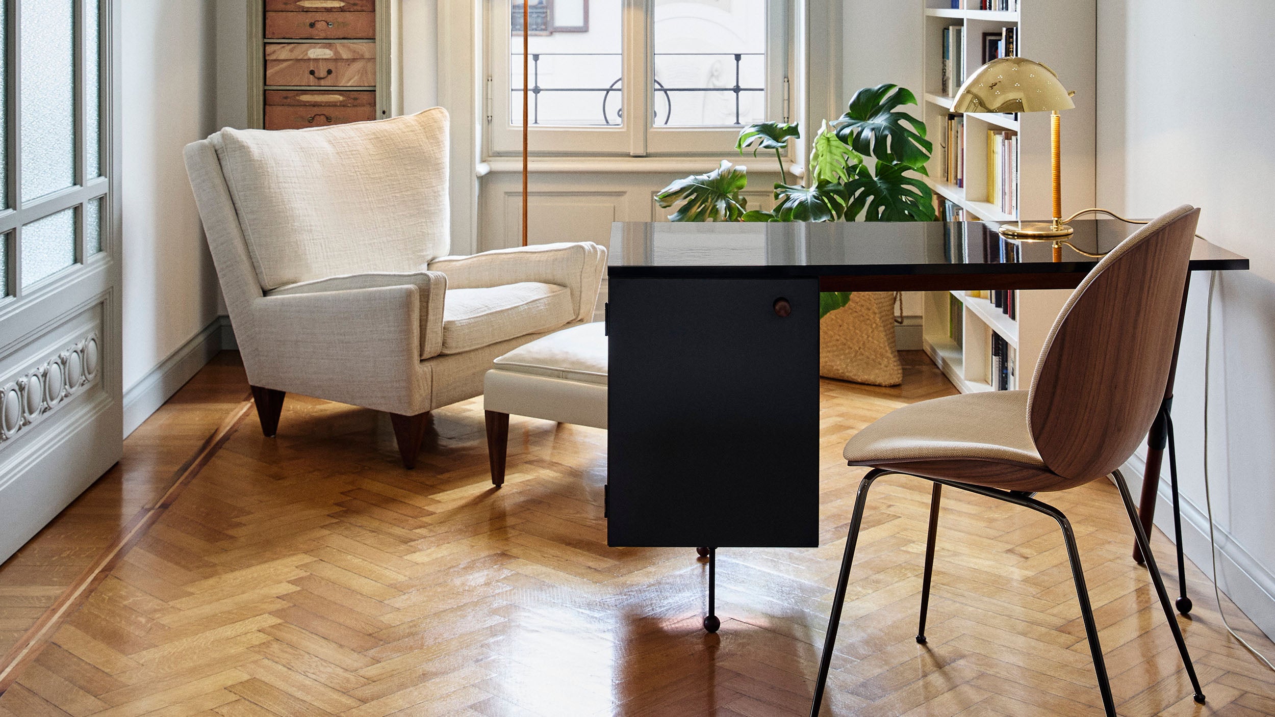 Desktop / 62 Desk, designed by Greta M. Grossman and made by Gubi