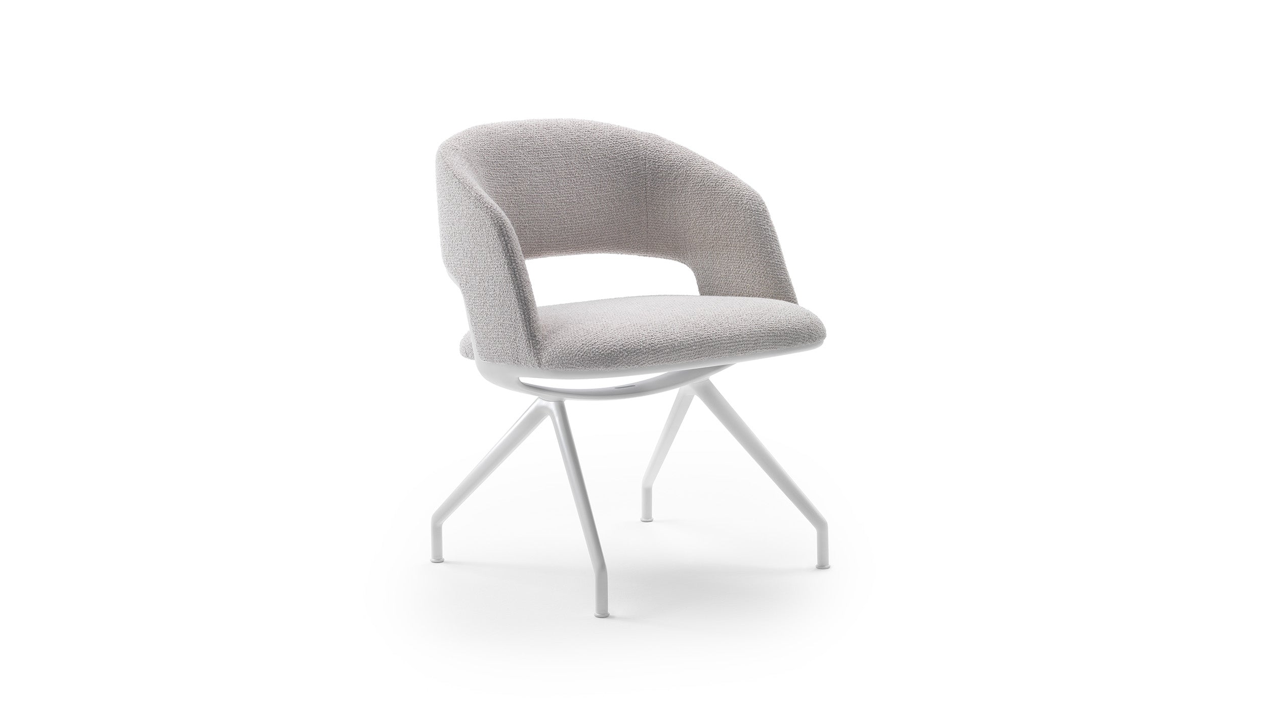 Desktop / Alma Dining Armchair, designed by Antonio Citterio for Flexform