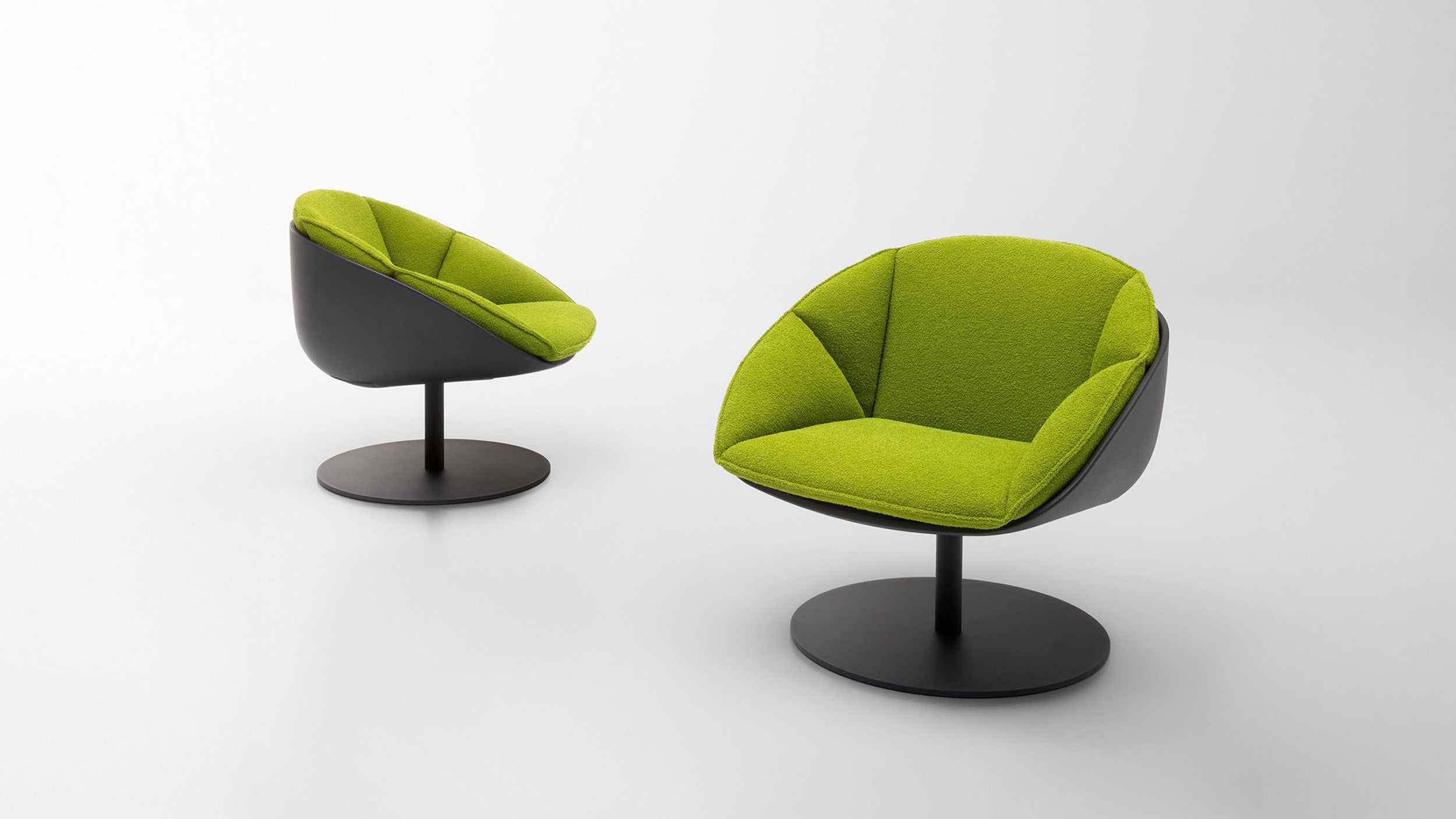 Desktop / Amable Swivel Lounge Chair, designed by Victor Carrasco for Paola Lenti