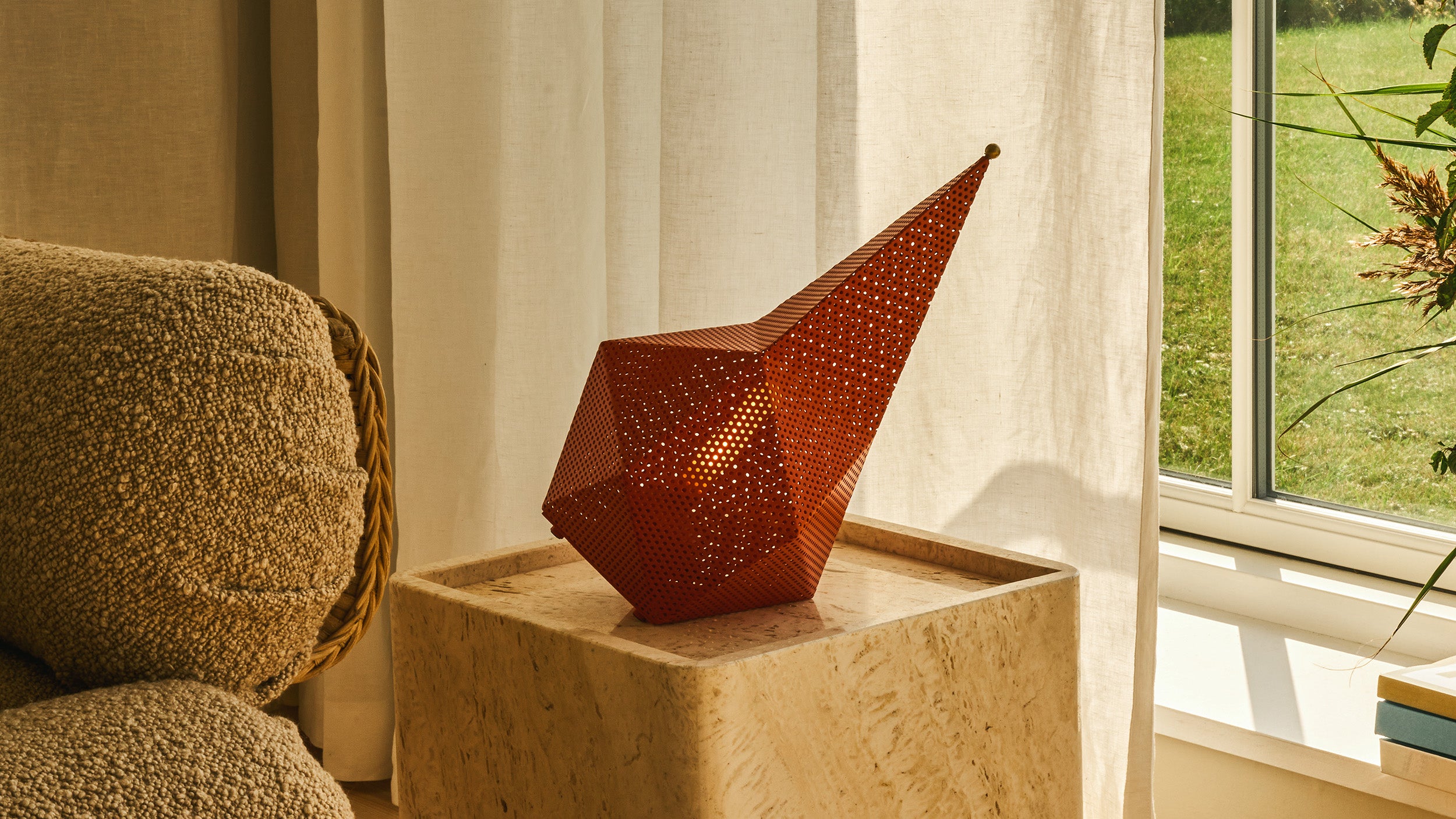 International Orange / Desktop / Bagdad Portable Lamp, designed by Bagdad for Gubi