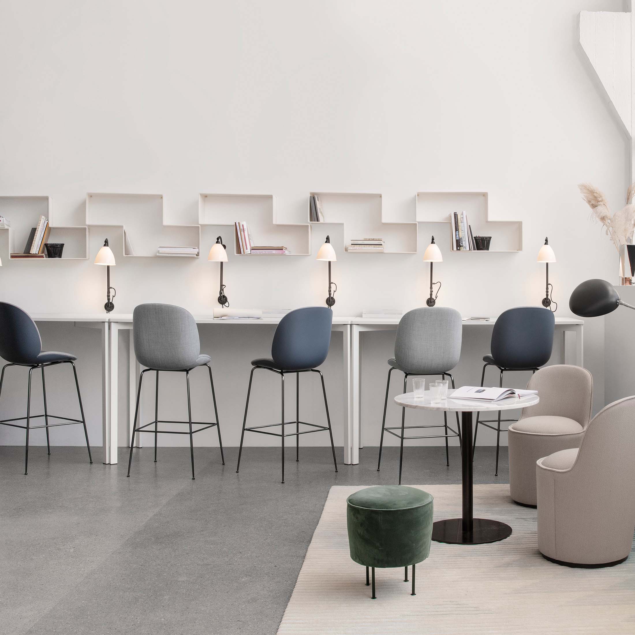 Mobile / Beetle Bar Chair, designed by GamFratesi for Gubi