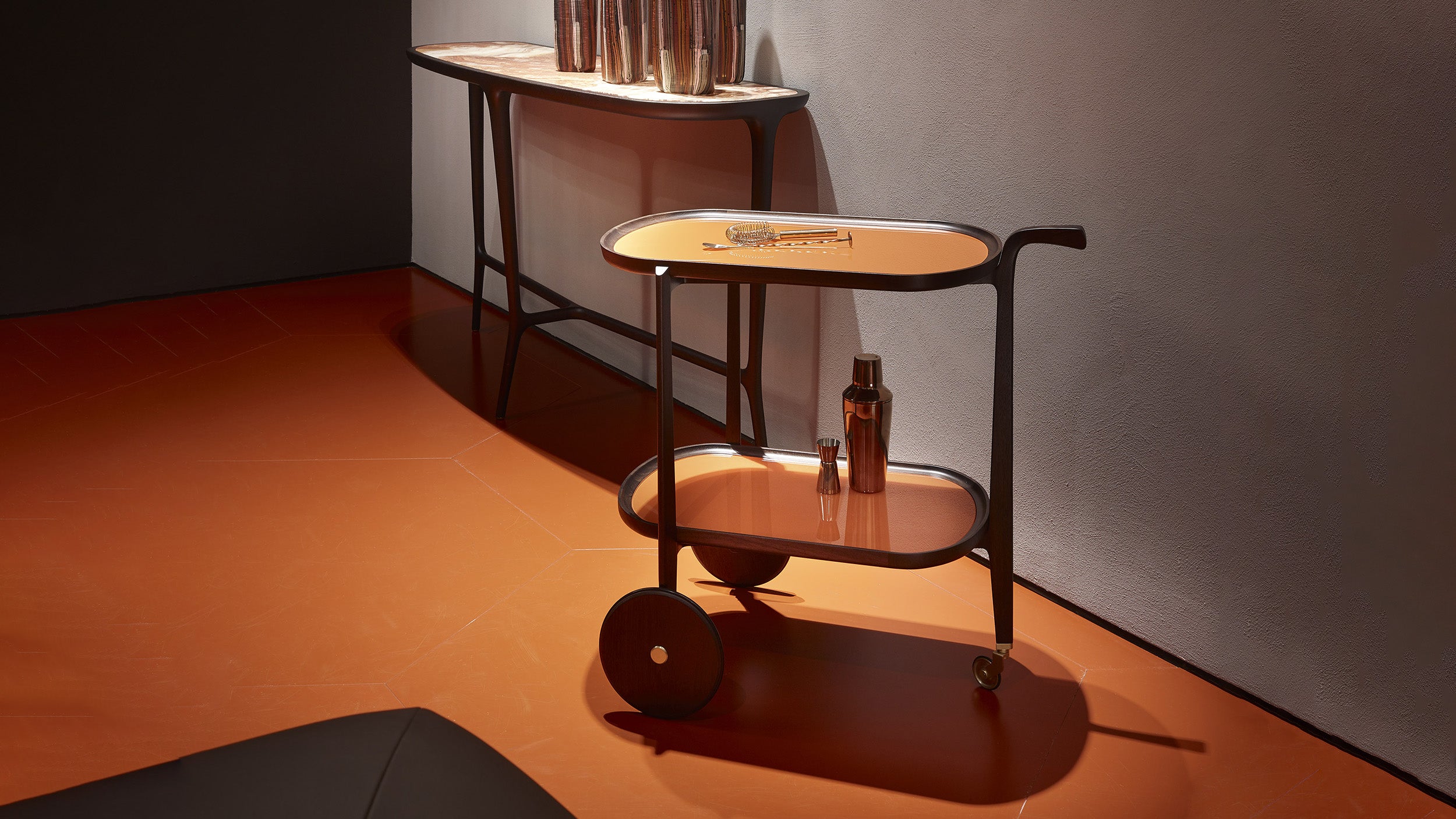 Desktop / Bloody Mary, designed by Giuseppe Casarosa for Ceccotti Collezioni