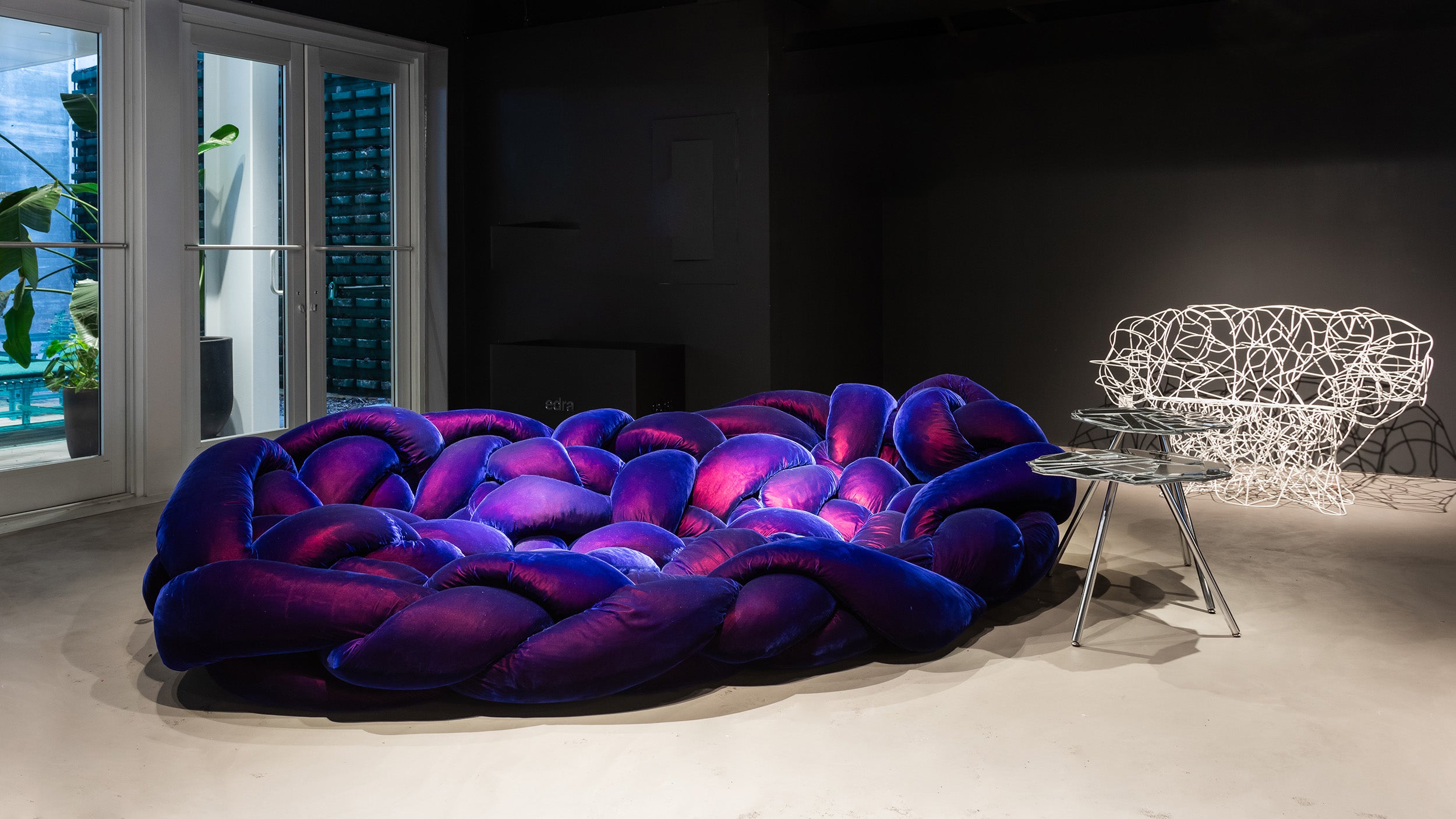 Desktop / Boa Sofa, designed by Fernando and Humberto Campana for Edra