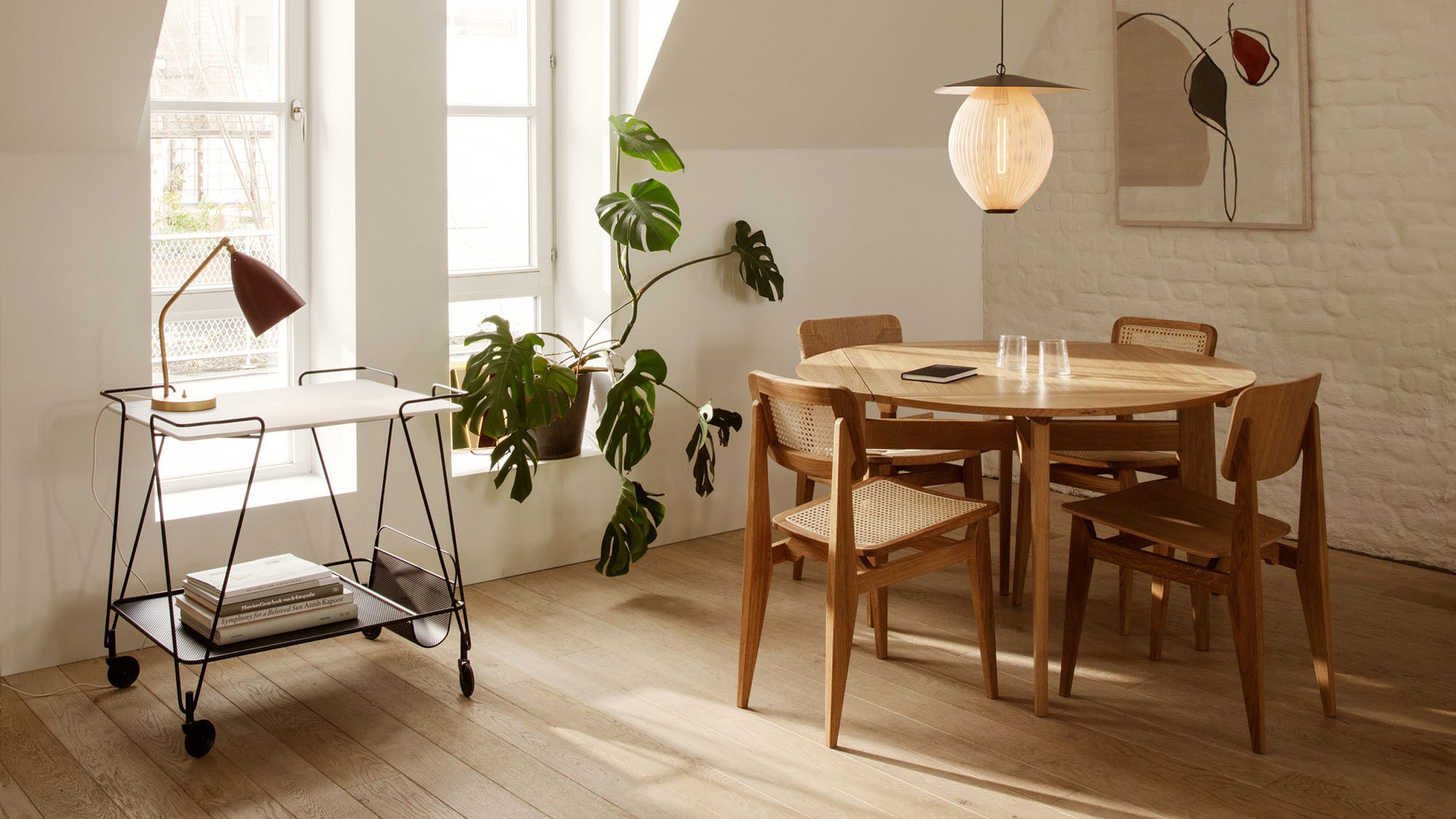 Desktop / C-Chair Dining Chair, designed by Marcel Gascoin for Gubi