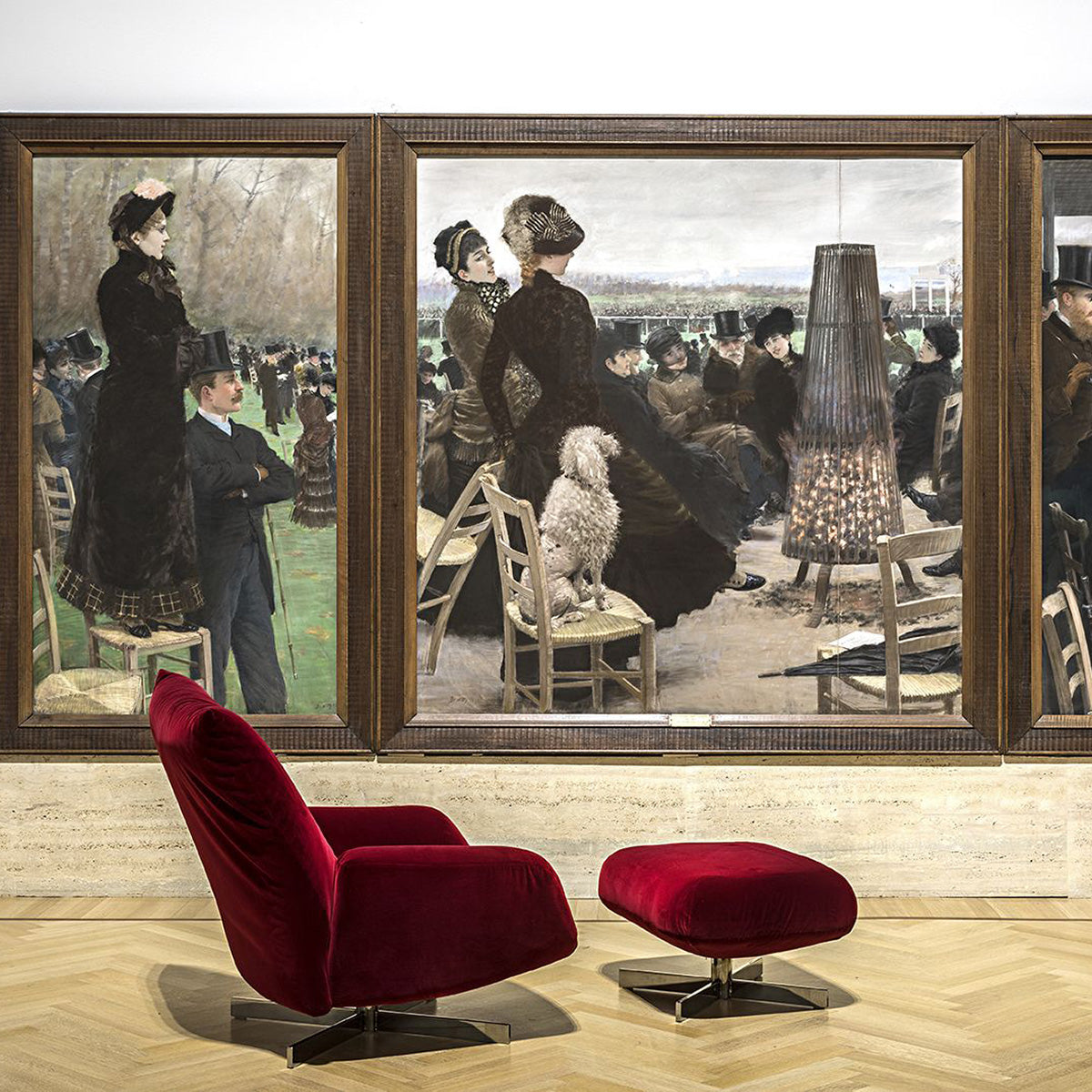 Mobile / WhiteMenu / Chiara & Ottoman, designed by Francesco Binfaré