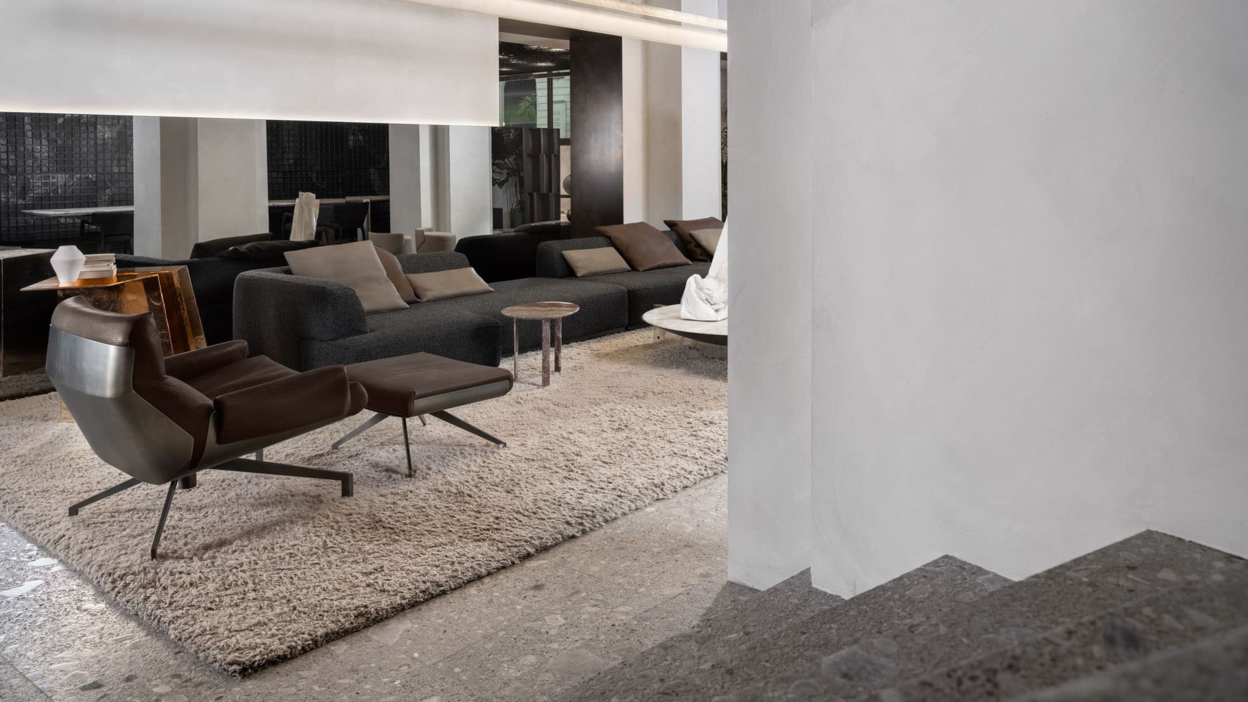 Desktop / Club 57 Swivel Armchair, designed by Massimo Castagna for Henge