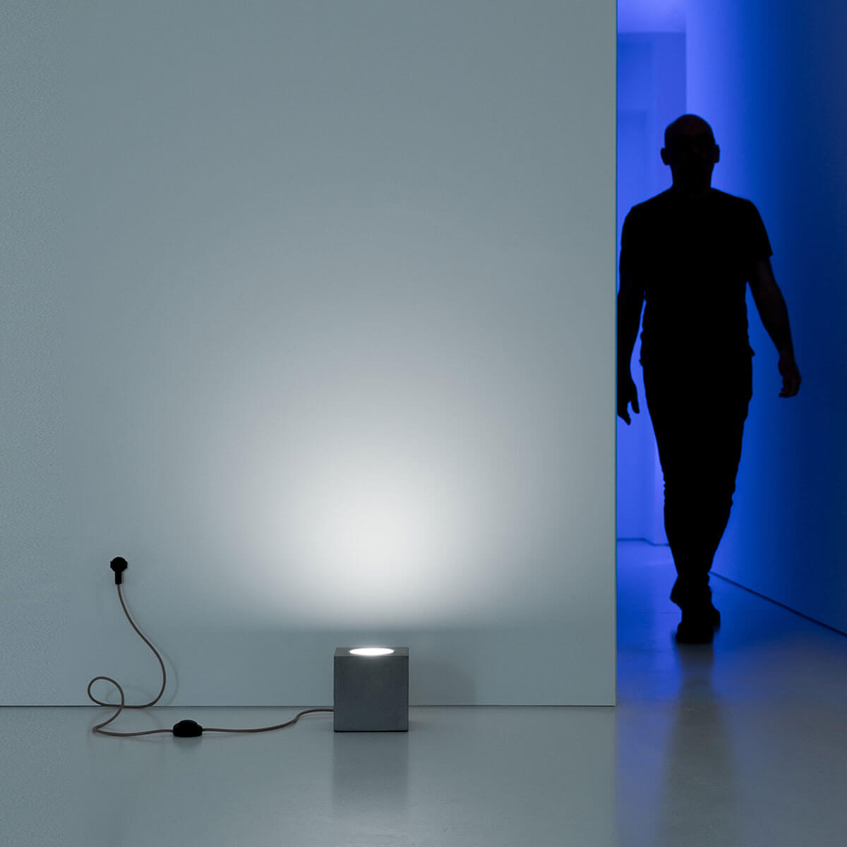 Mobile / WhiteMenu / Q Floor Lamp, designed by Alberto Zattin