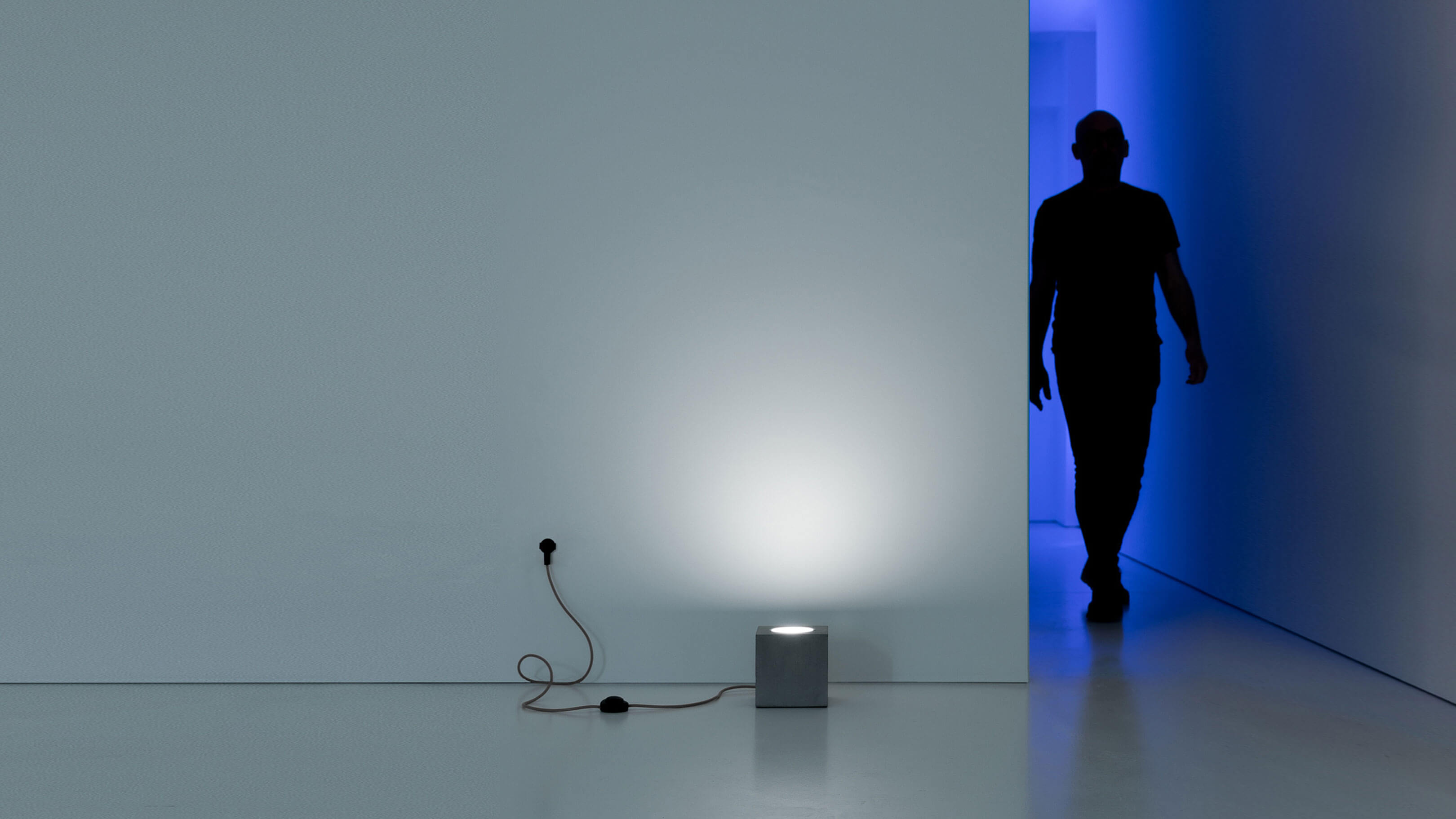Desktop / WhiteMenu / Q Floor Lamp, designed by Alberto Zattin