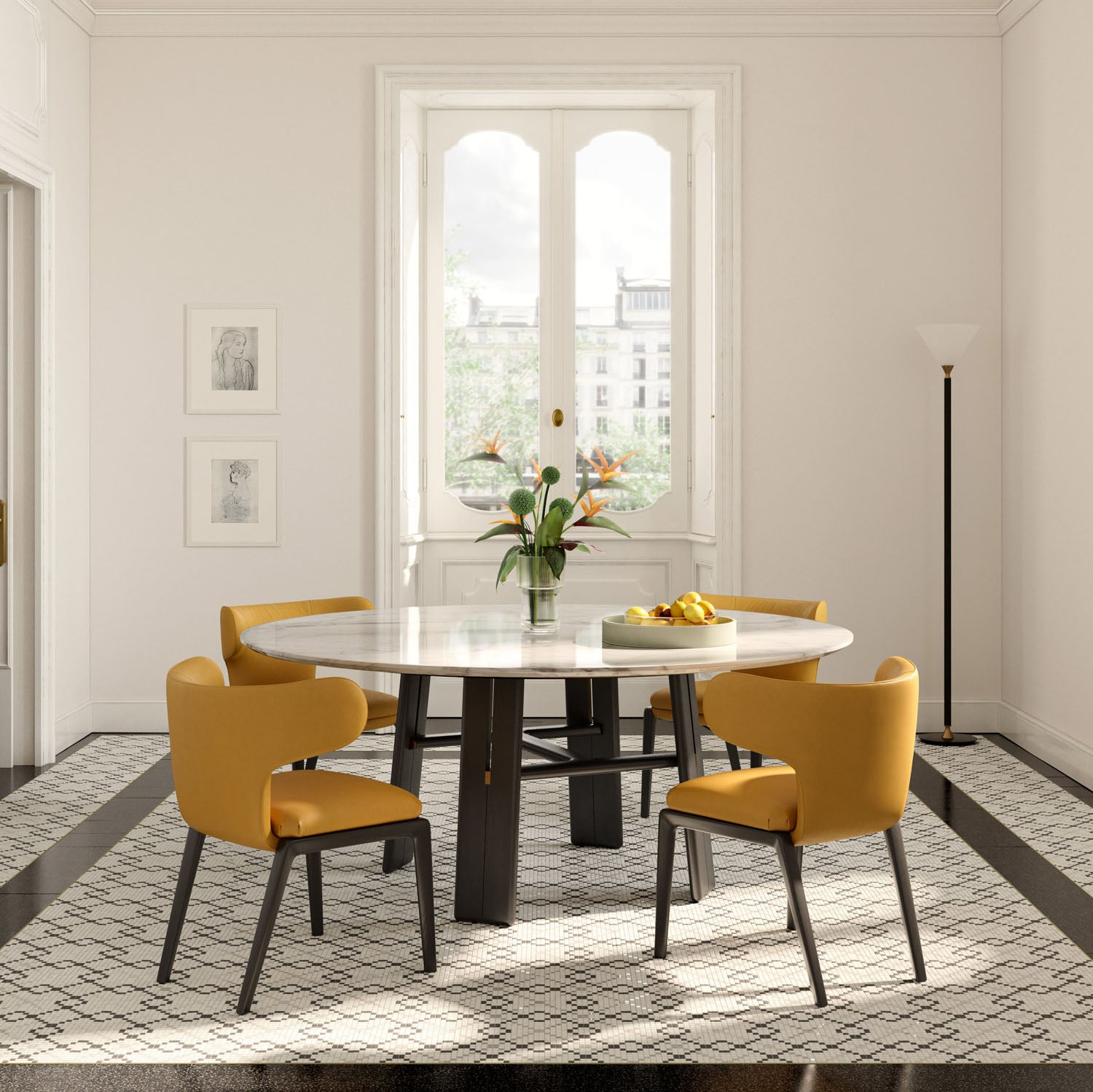 Mobile / DUO Small Armchair, designed by Roberto Lazzeroni for Ceccotti Collezioni