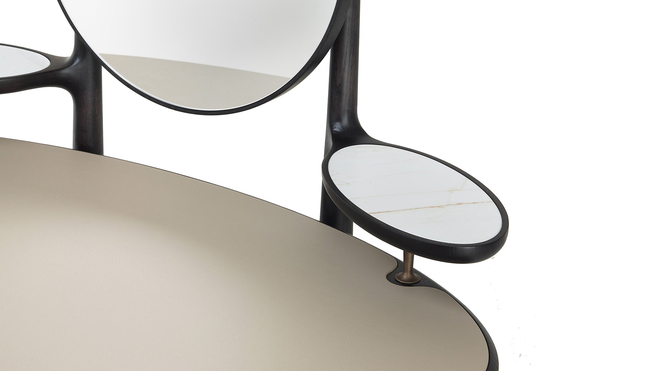 Desktop / DUO Vanity, designed by Roberto Lazzeroni for Ceccotti Collezioni