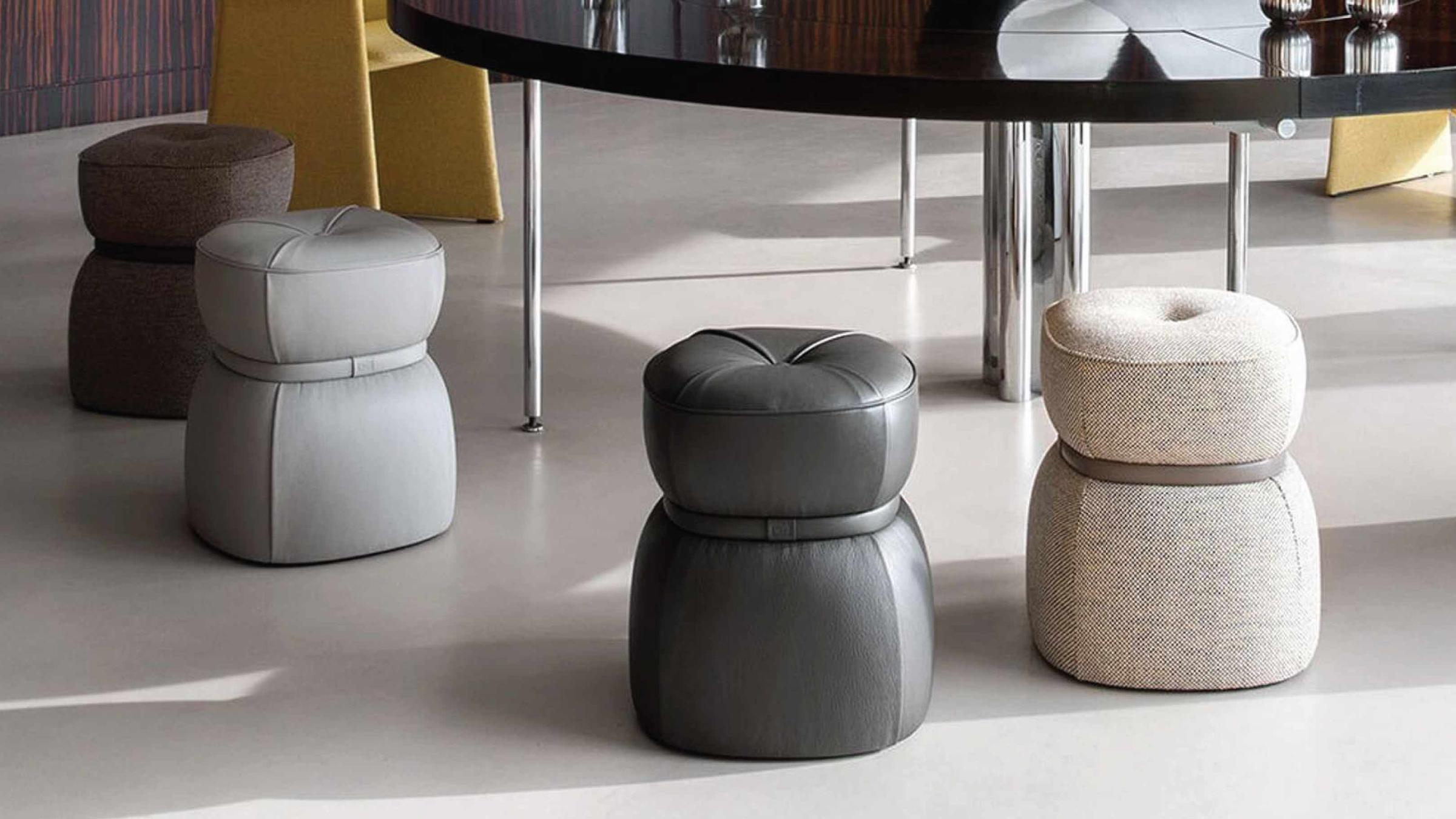 Poltrona Frau Ottoman Lepli Pouf