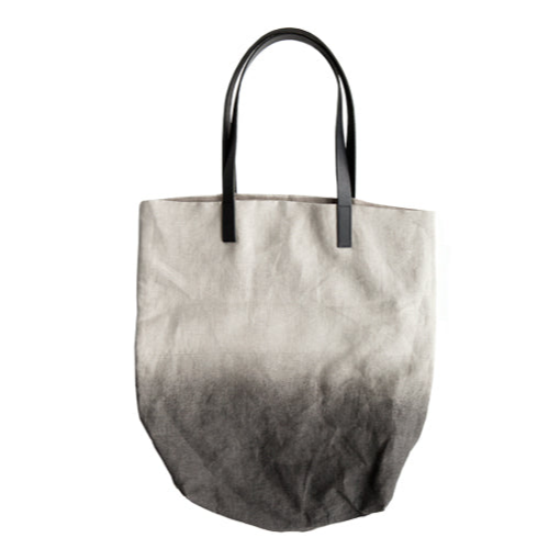 Charcoal / Mobile / BlackMenu / Dip-Dye Tote Bag