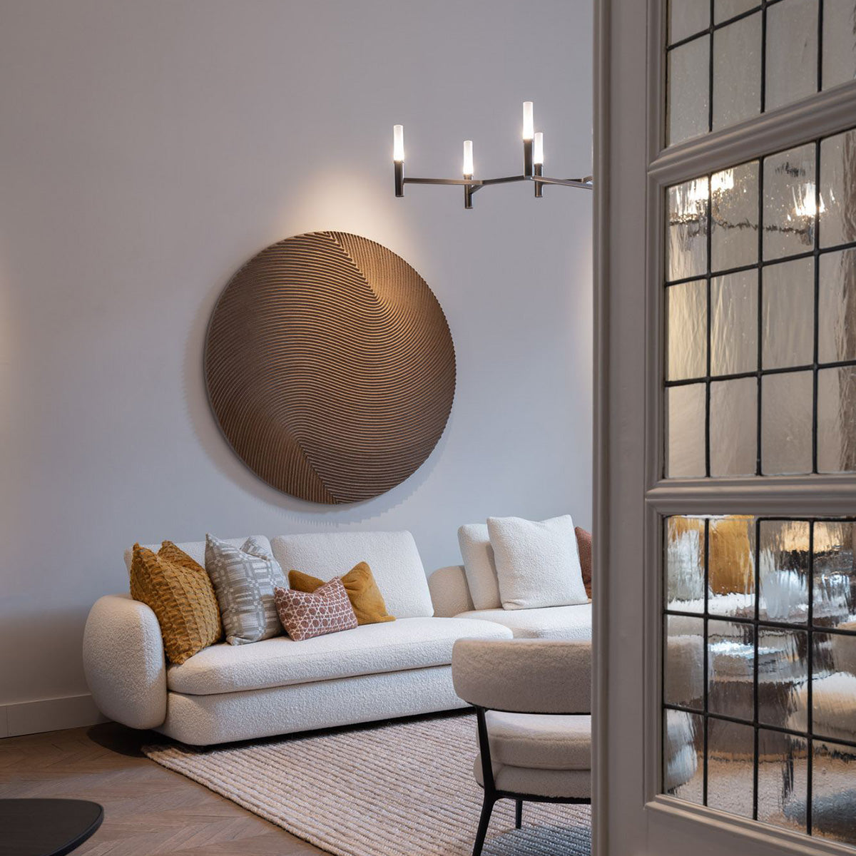 Mobile / Disque Friso Brown, designed by Domingos Tótora for Gardeco