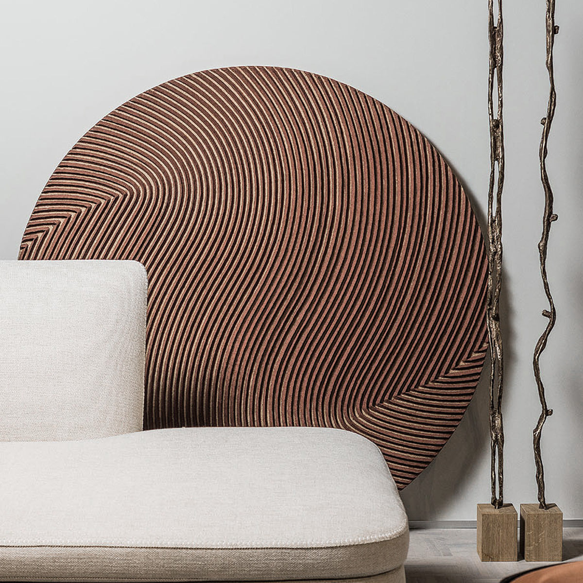 Mobile / Disque Friso Brown, designed by Domingos Tótora for Gardeco
