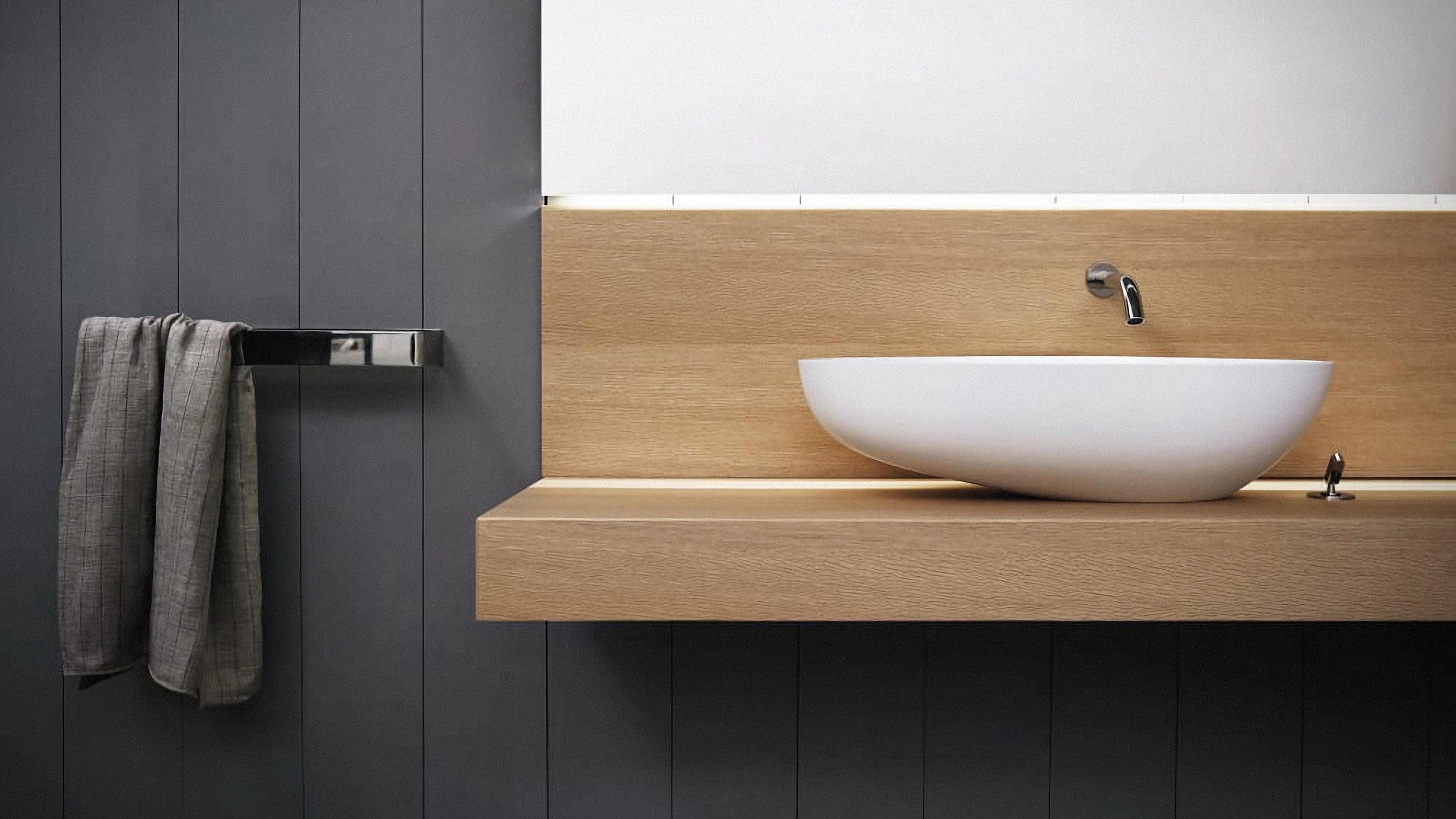 Desktop / Drop Washbasin, designed by Benedini Associati for Agape