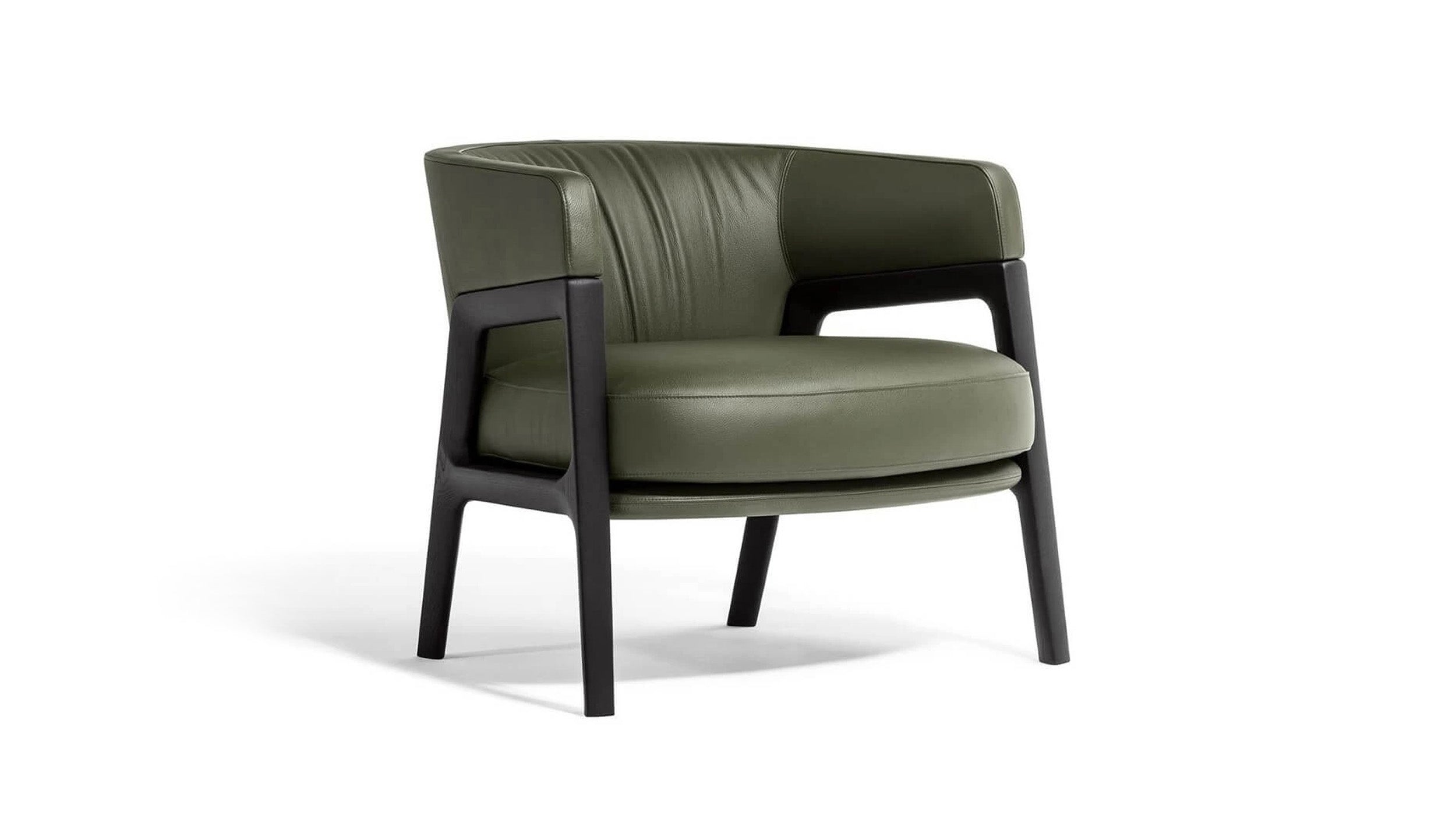 Desktop / Duo Lounge Armchair, designed by Roberto Lazzeroni for Poltrona Frau