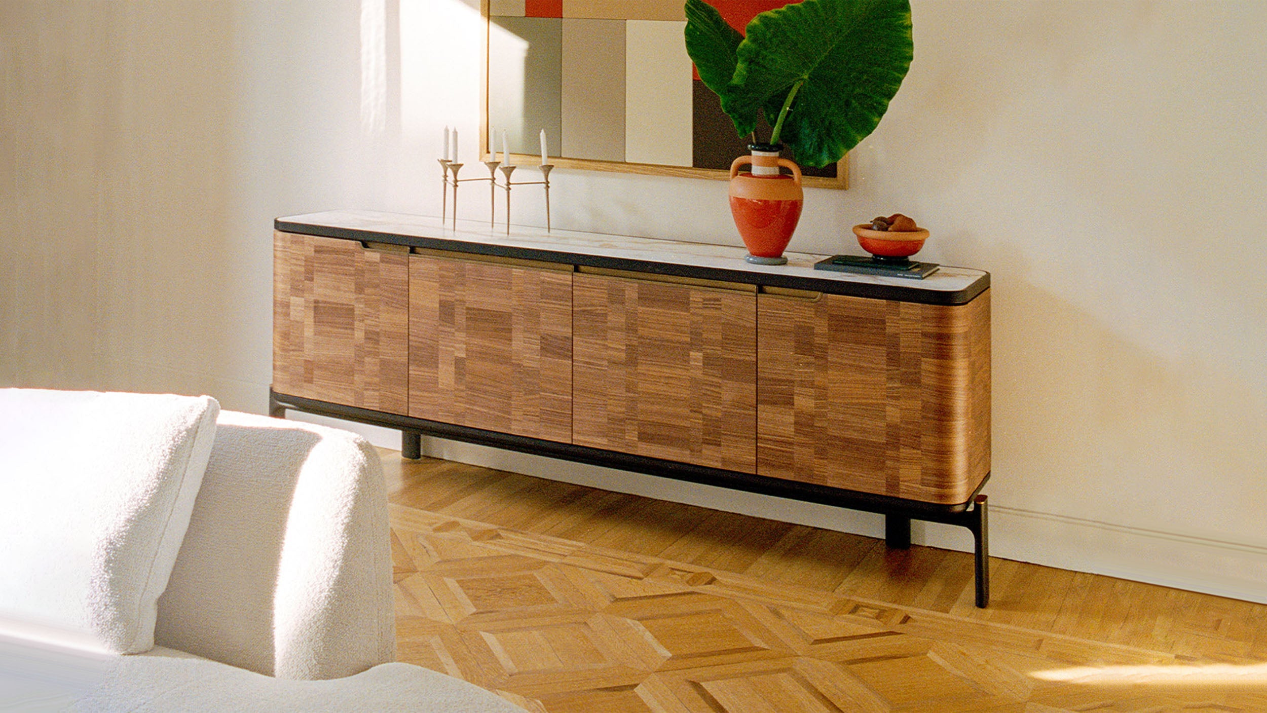 Desktop / DUO Cabinet, designed by Roberto Lazzeroni for Ceccotti Collezioni