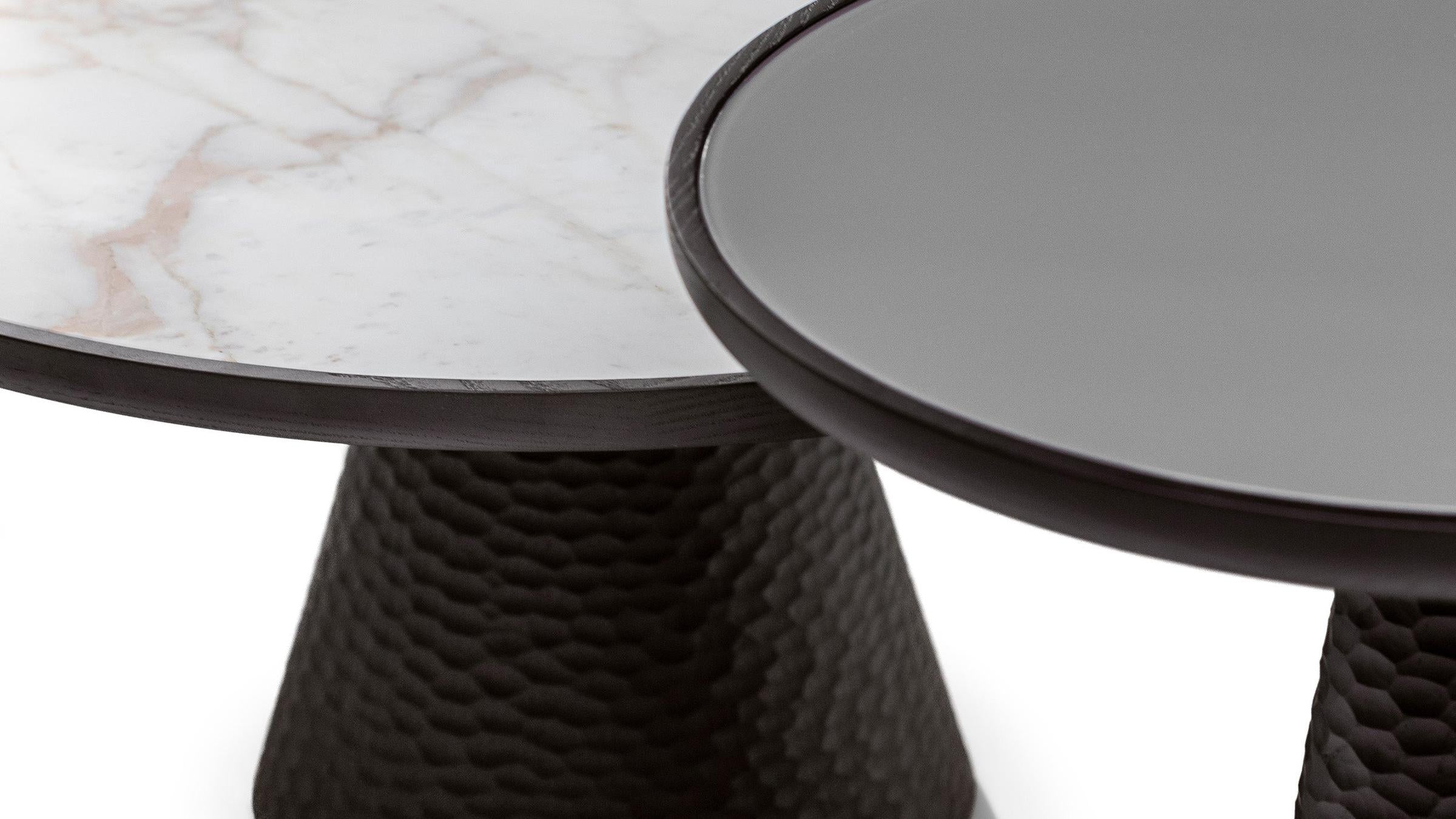 Ceccotti Collezioni Side Table DUO Pedestal Table