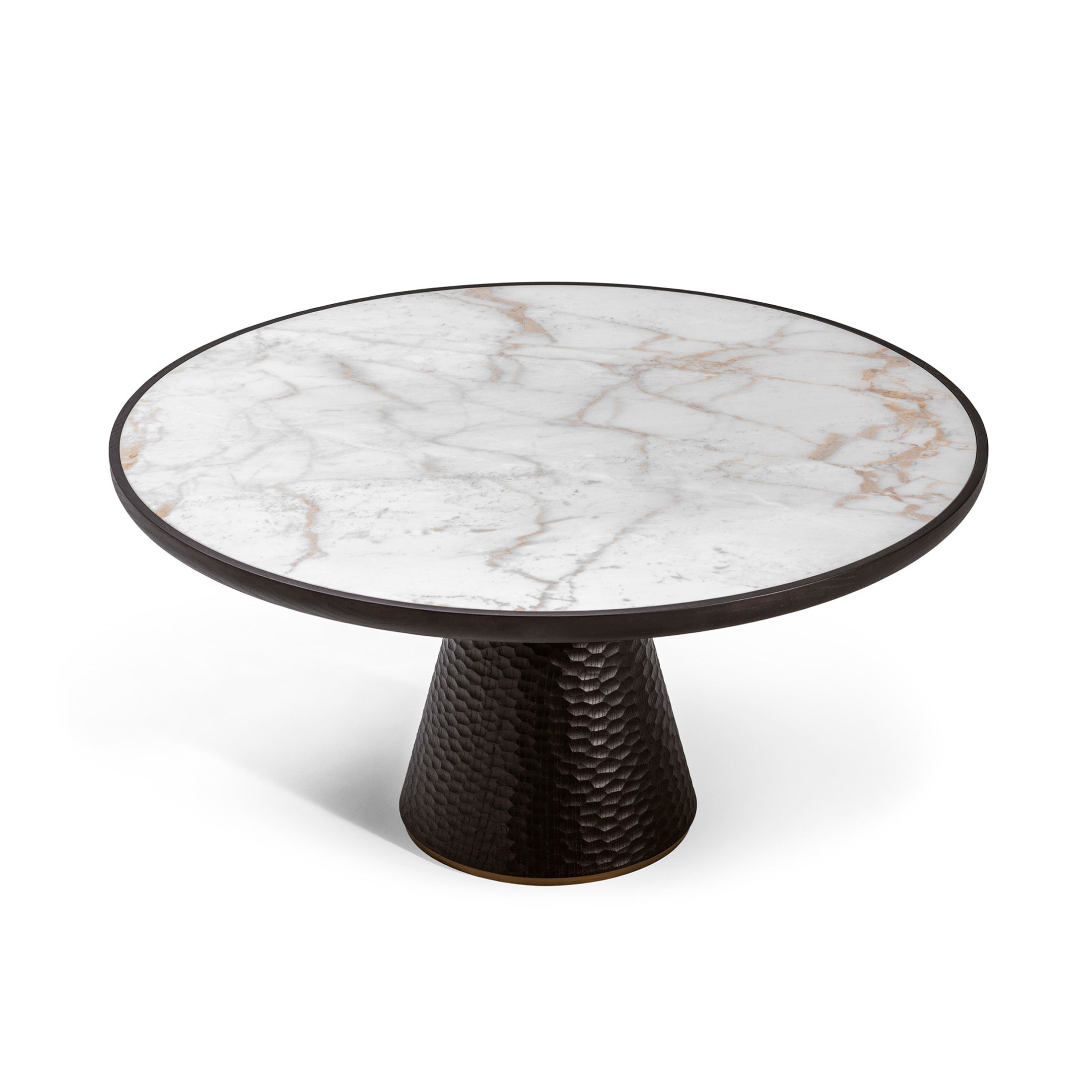 Mobile / DUO Pedestal Table, designed by Roberto Lazzeroni for Ceccotti Collezioni
