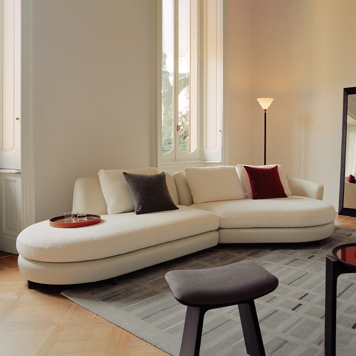 Mobile / DUO Sofa, designed by Roberto Lazzeroni for Ceccotti Collezioni
