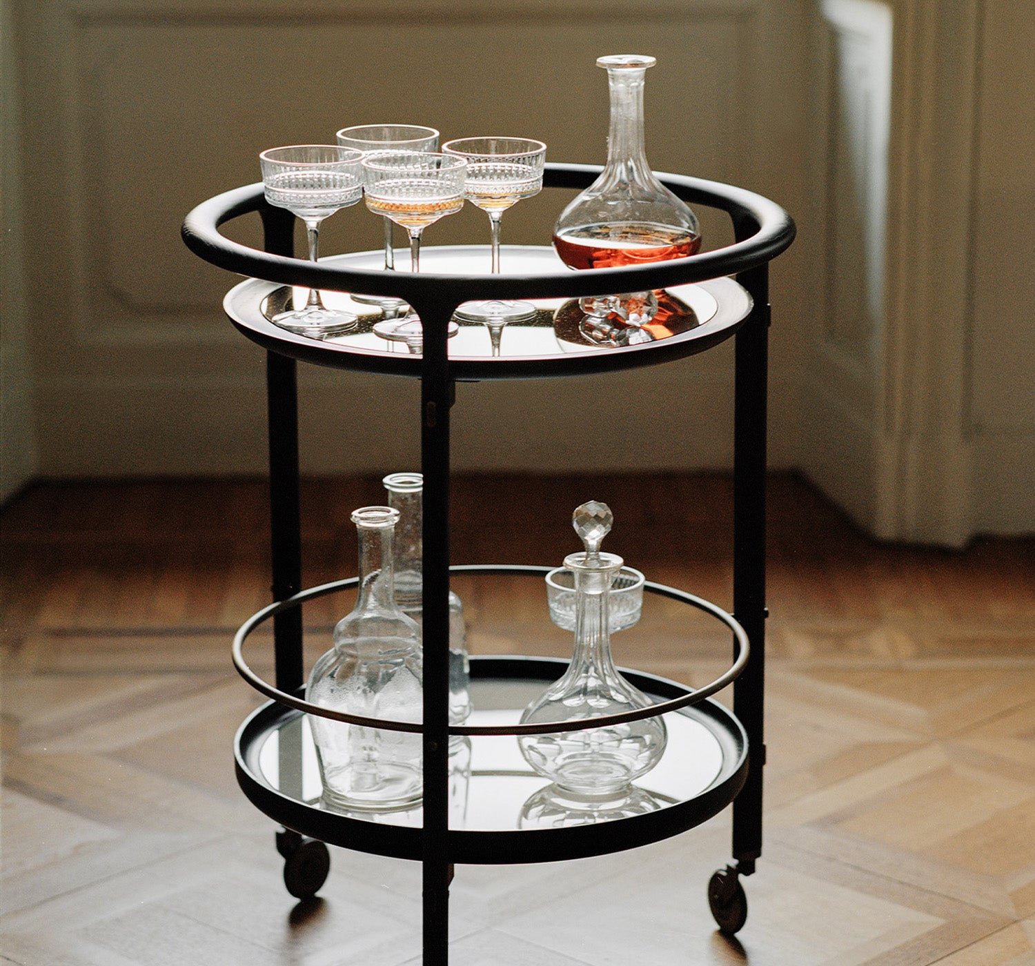 Mobile / DUO Trolley, designed by Roberto Lazzeroni for Ceccotti Collezioni