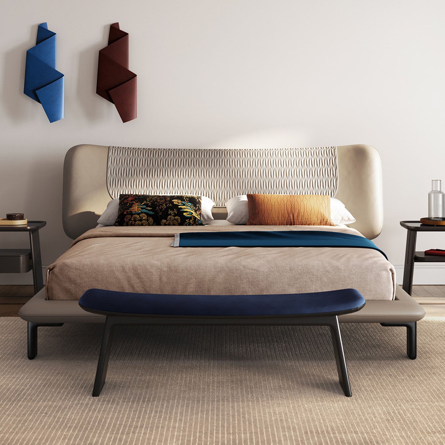 Mobile / DUO Bed, designed by Roberto Lazzeroni for Ceccotti Collezioni