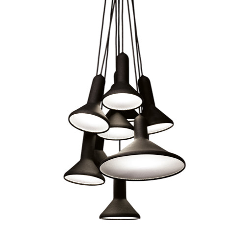 S1 / Black - Black / Mobile / BlackMenu / Torch Light Pendant Lamps
