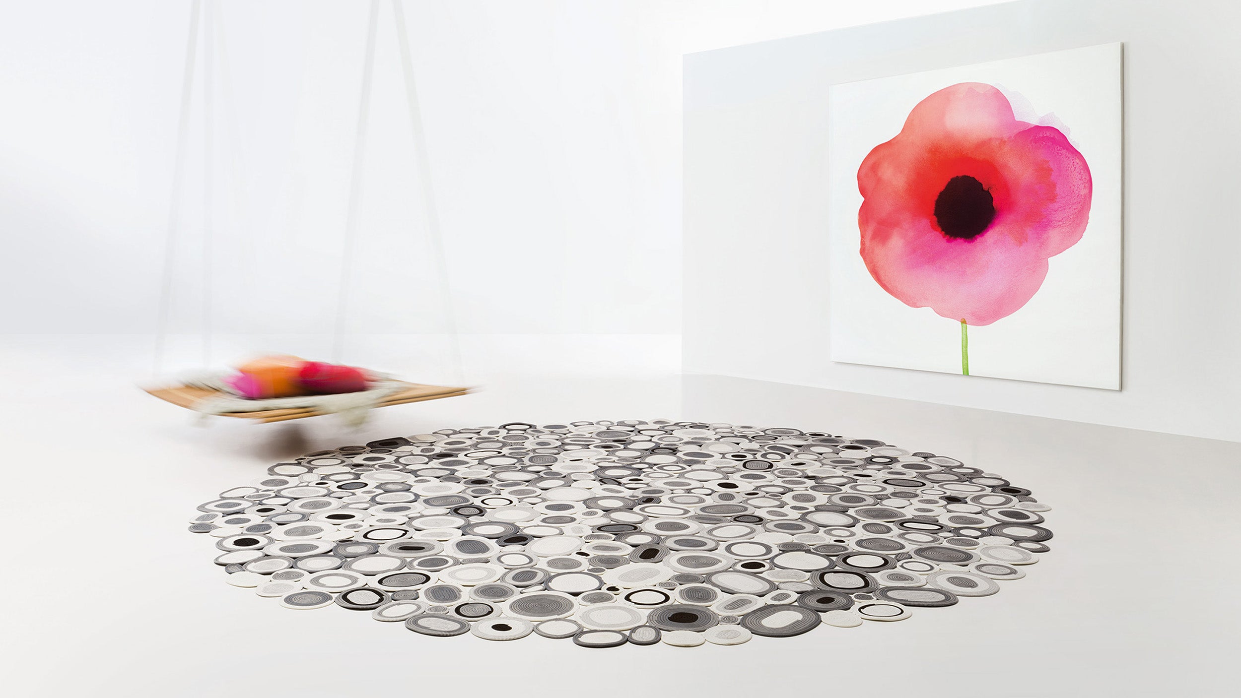 Desktop / Ellissi Rug, designed by CRS for Paola Lenti
