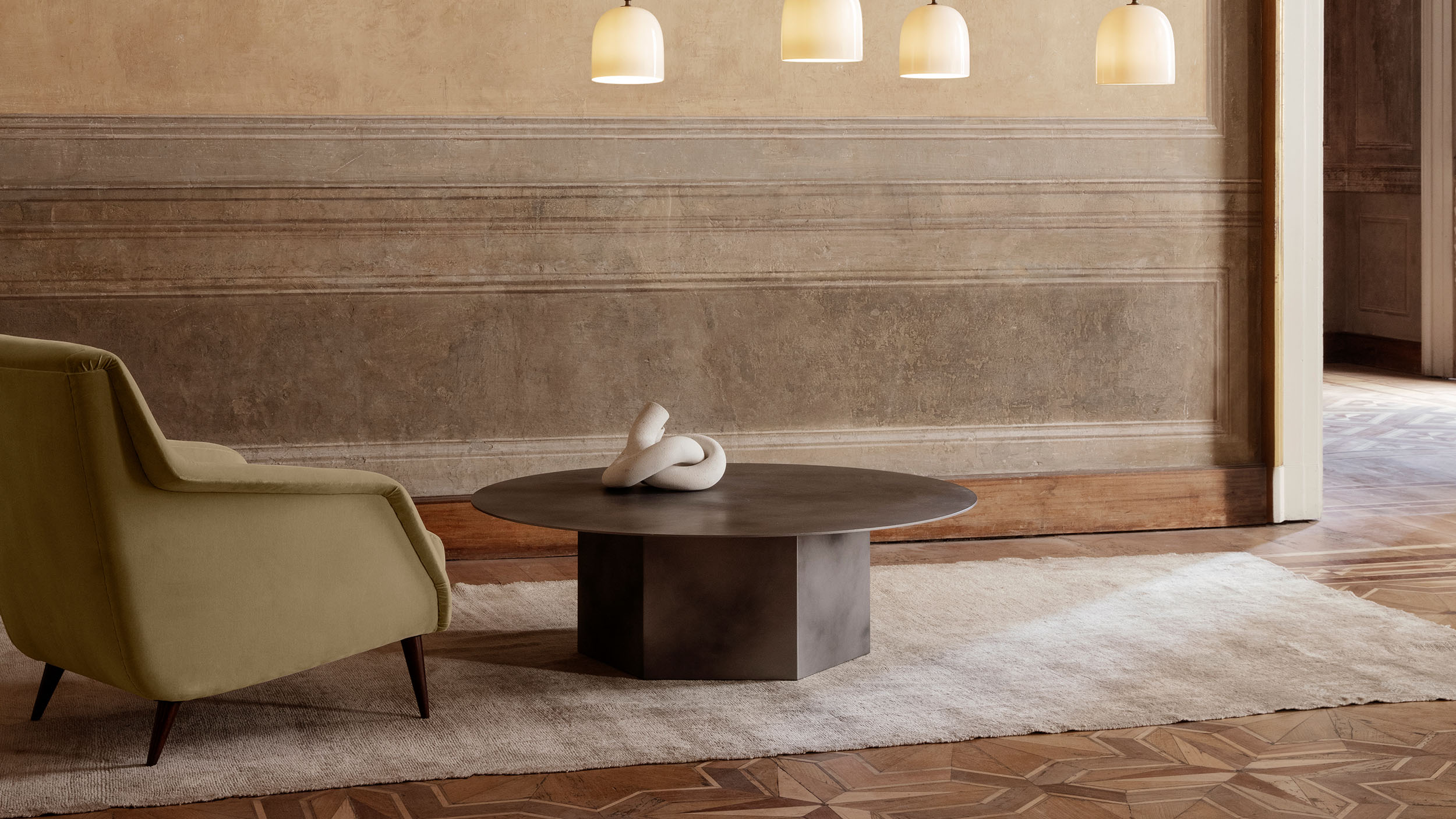 Desktop / Epic Coffee Table, designed by GamFratesi for Gubi