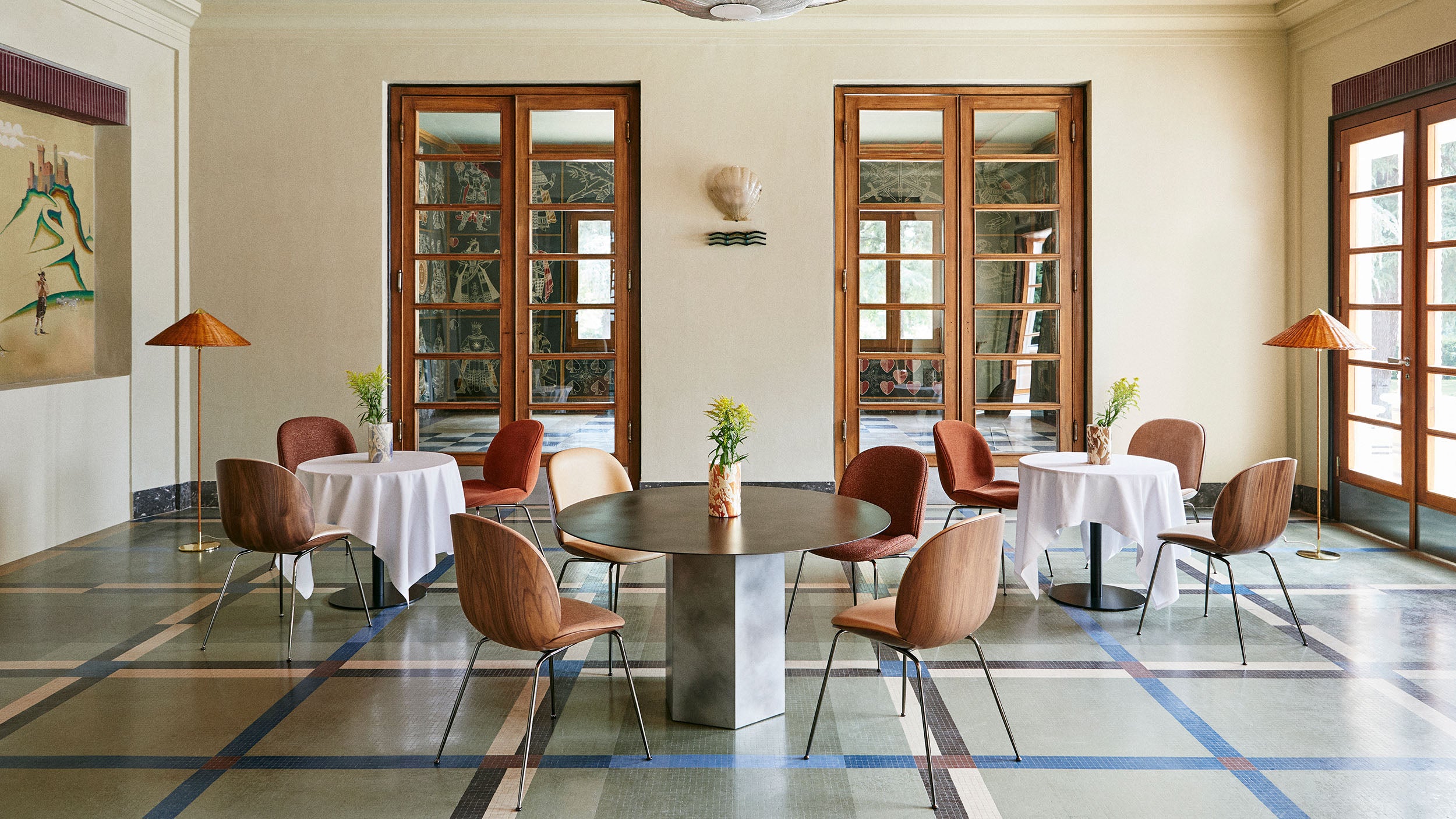 Desktop / Epic Dining Table, designed by GamFratesi for Gubi