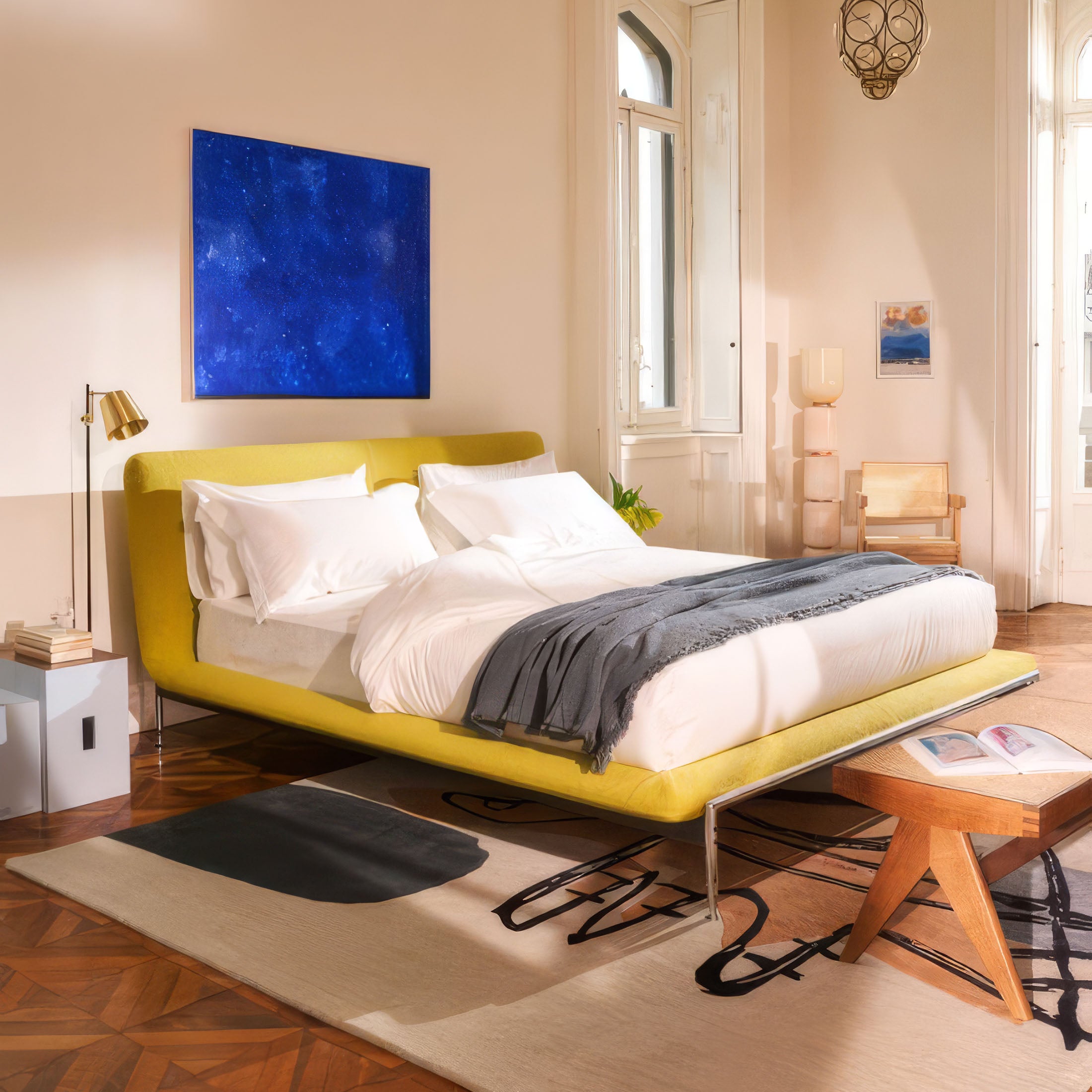 Mobile / Esosoft Bed, designed by Antonio Citterio for Cassina