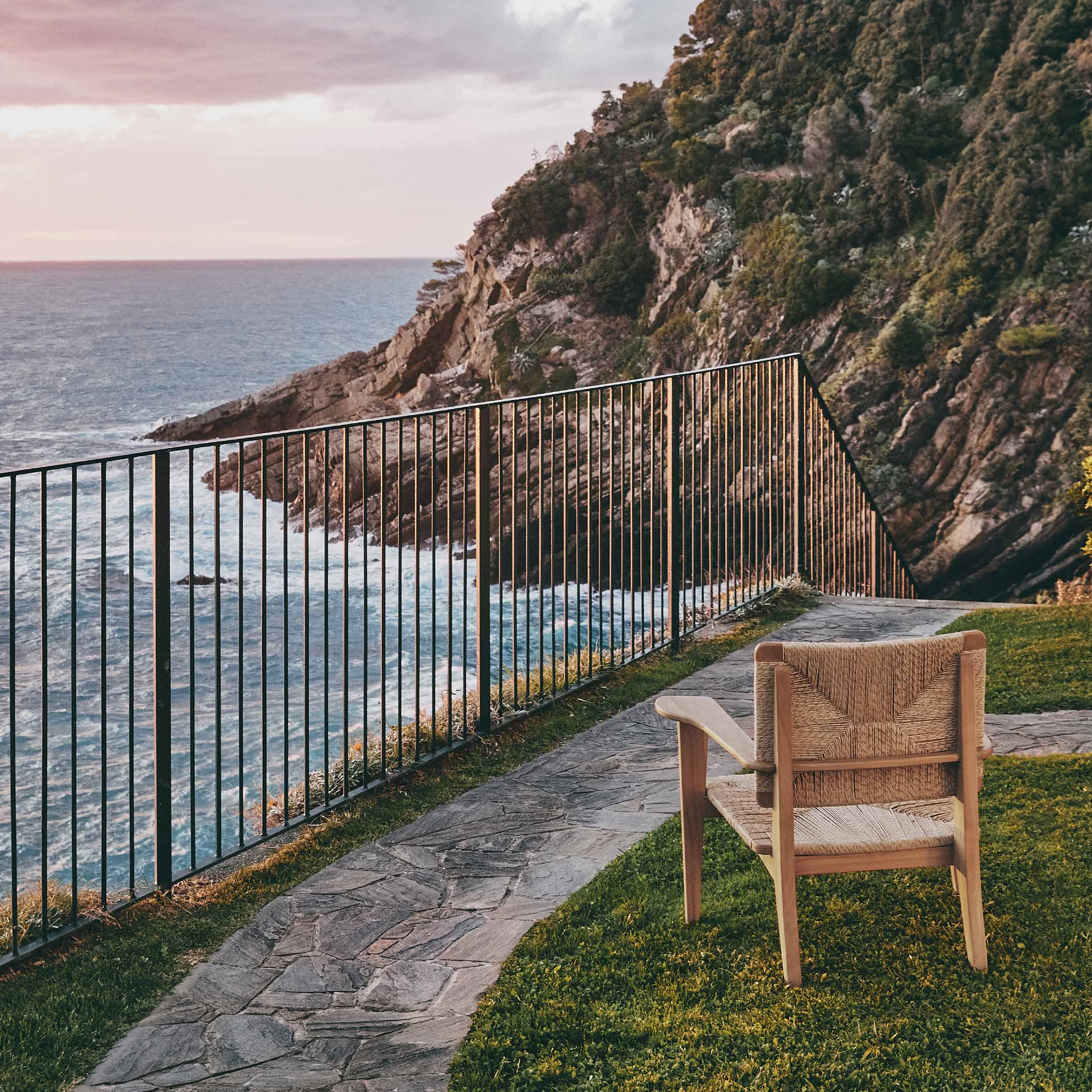 Mobile / F-Chair Lounge Chair, designed by Marcel Gascoin and made by Gubi