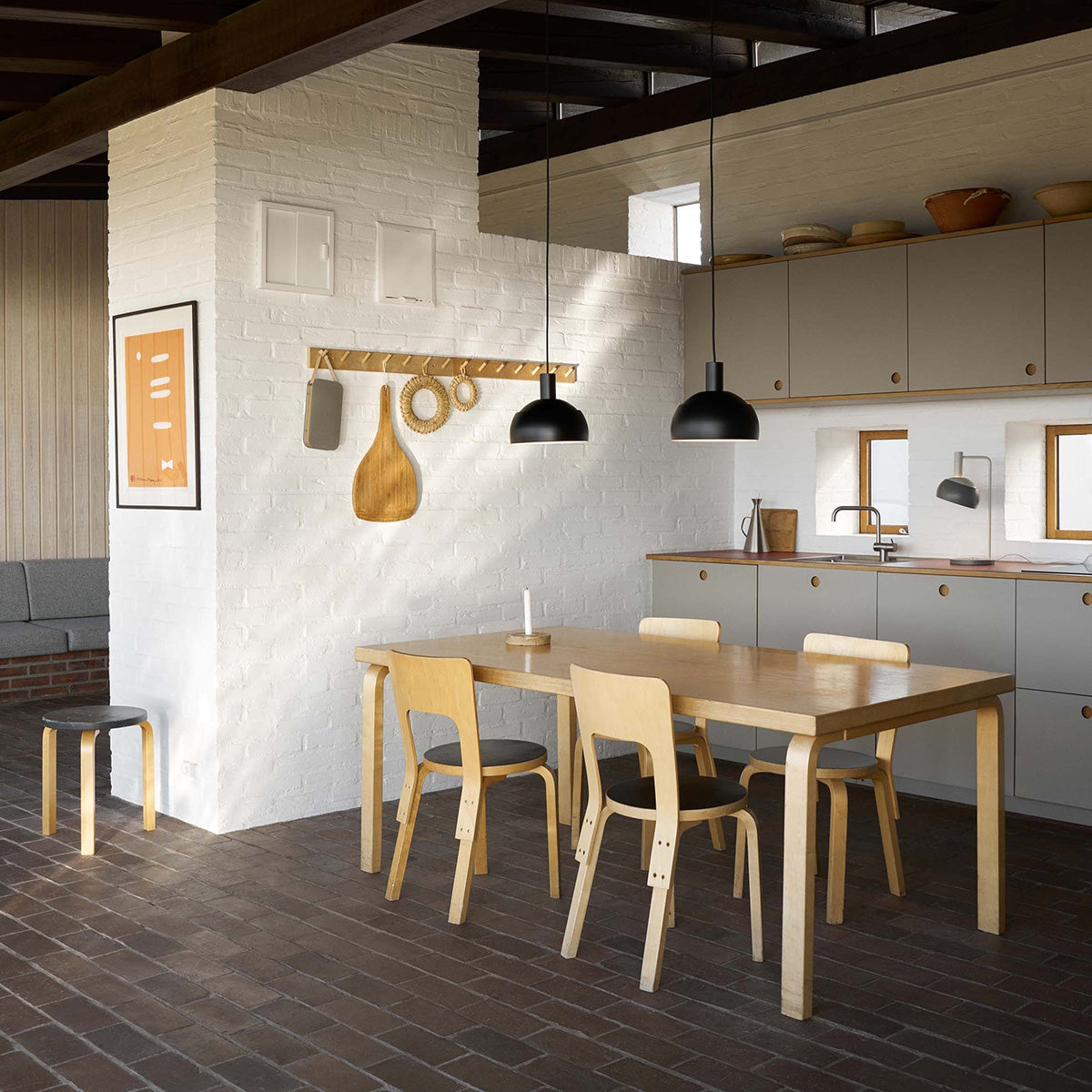 Black / Mobile / FJ Elements Pendant Light, designed by Finn Juhl for Louis Poulsen