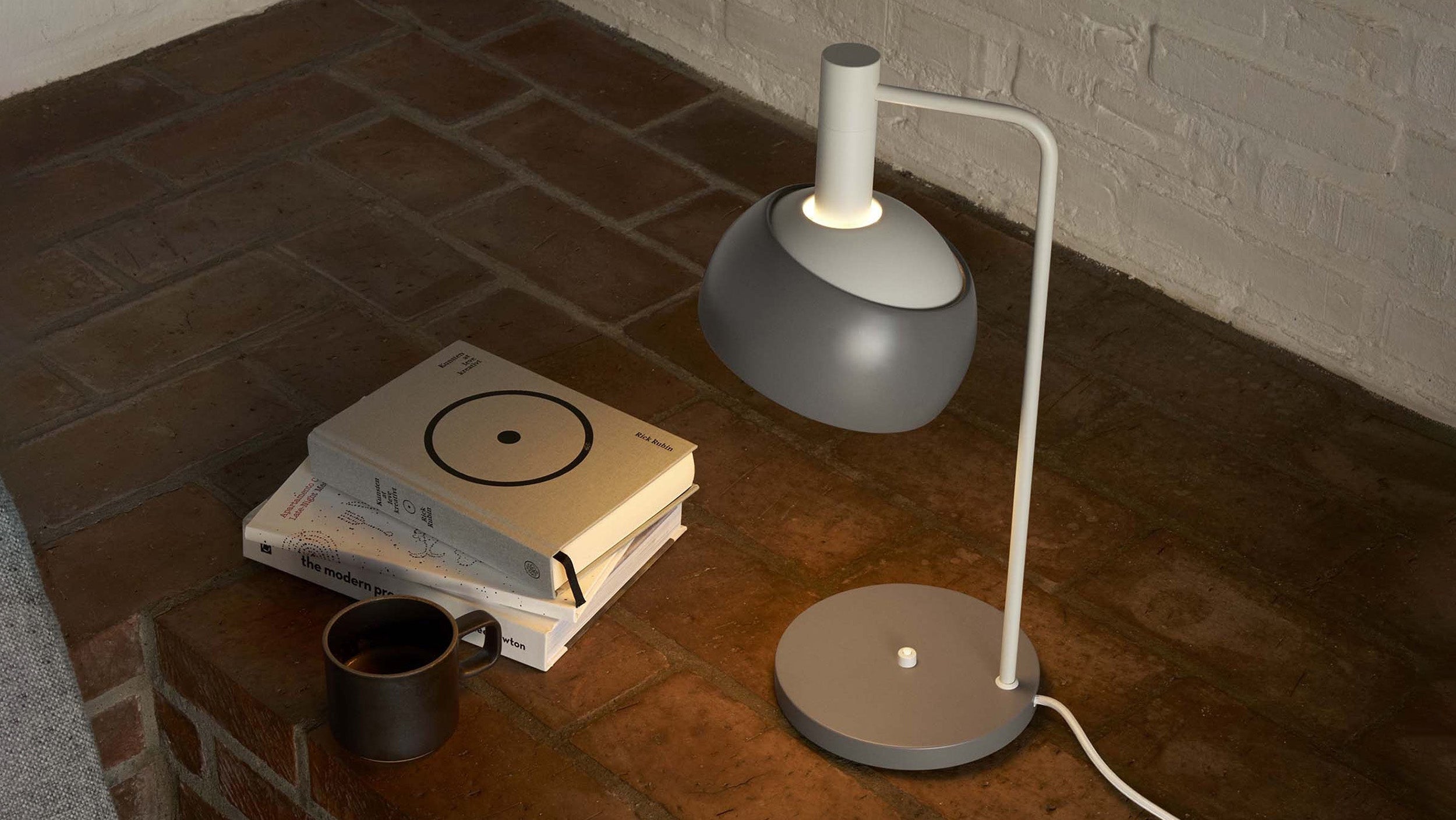 Grey / Desktop / FJ Elements Table Lamp, designed by Finn Juhl for Louis Poulsen