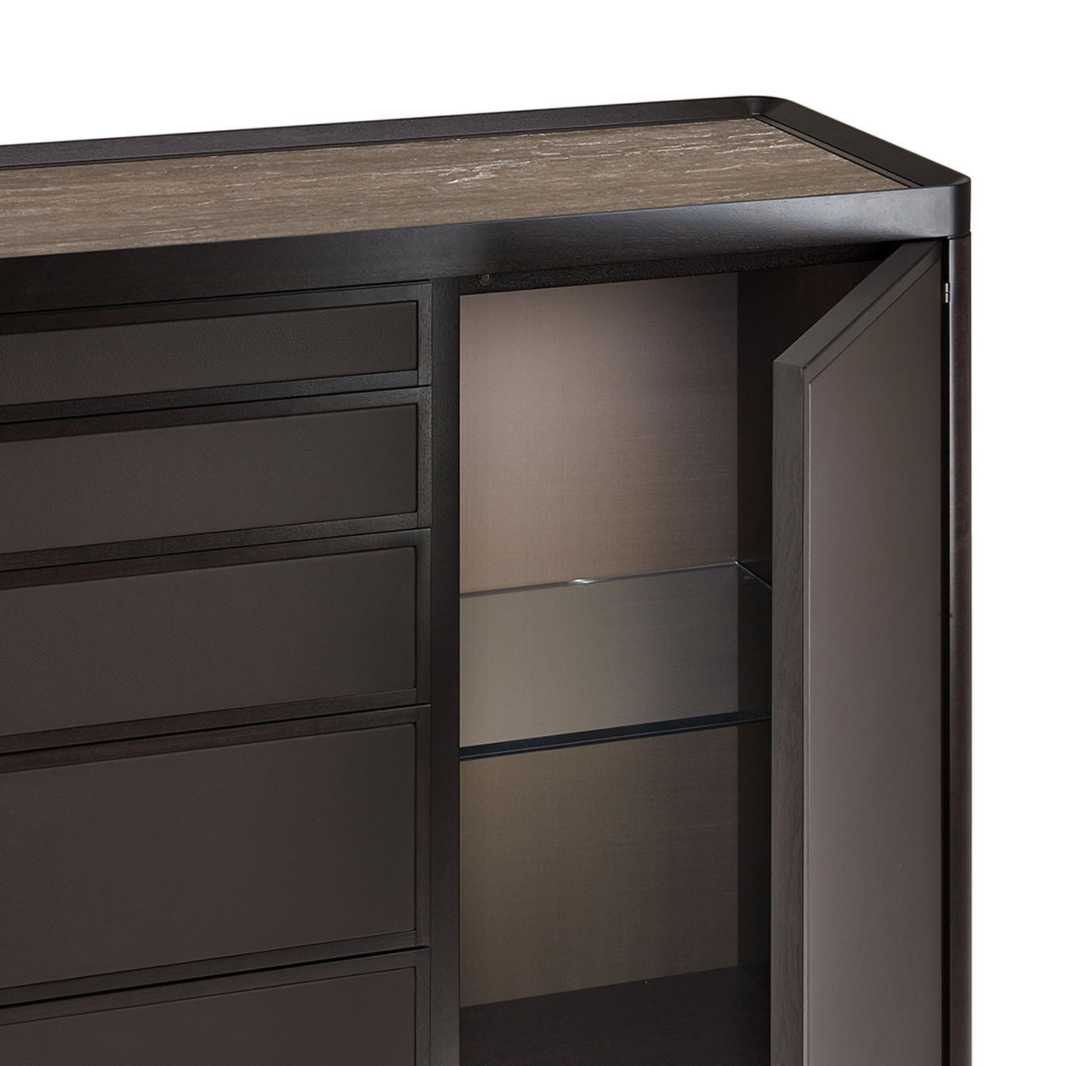 Mobile / Full Cabinet High, designed by Roberto Lazzeroni for Ceccotti Collezioni