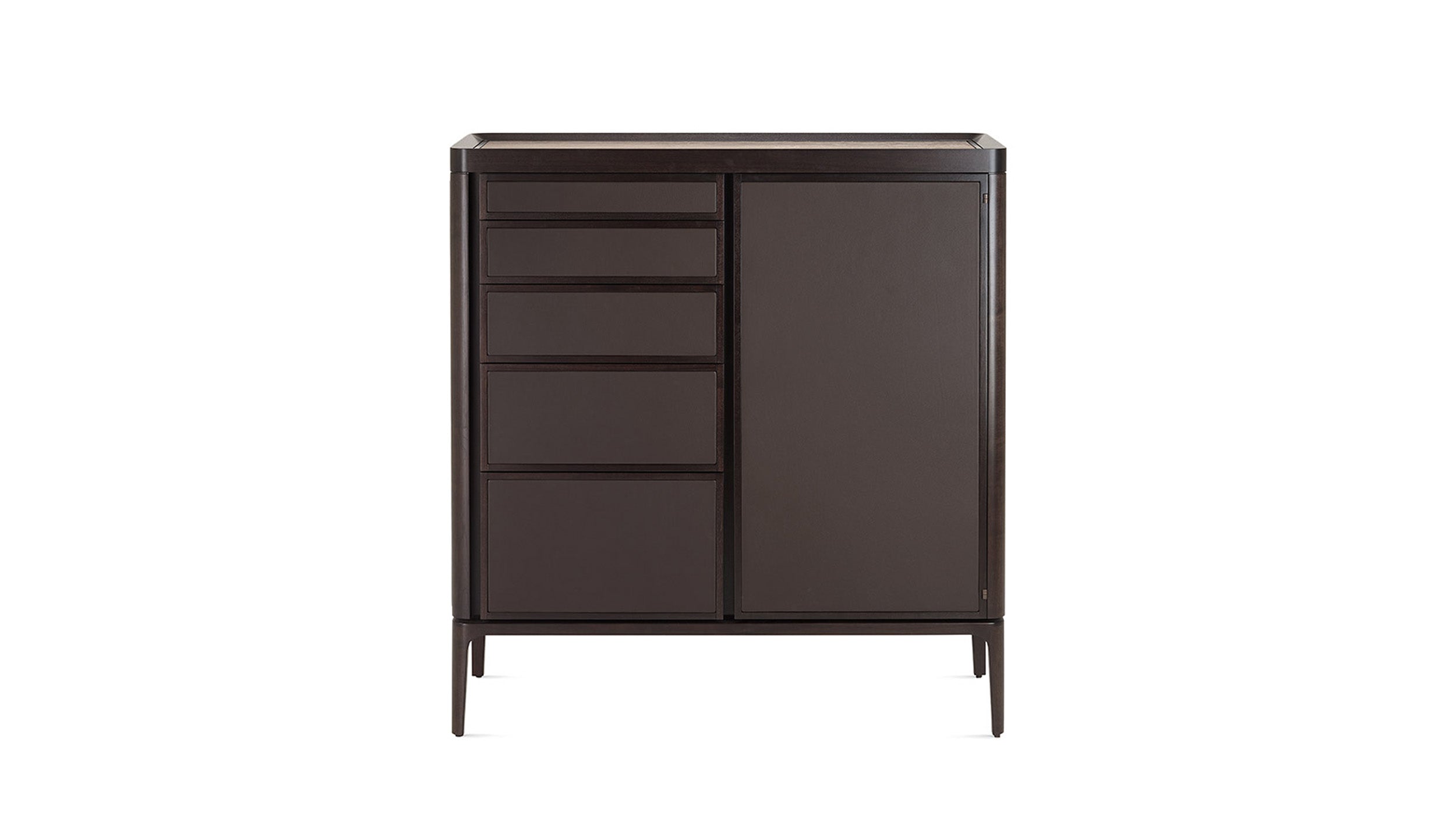 Desktop / Full Cabinet High, designed by Roberto Lazzeroni for Ceccotti Collezioni