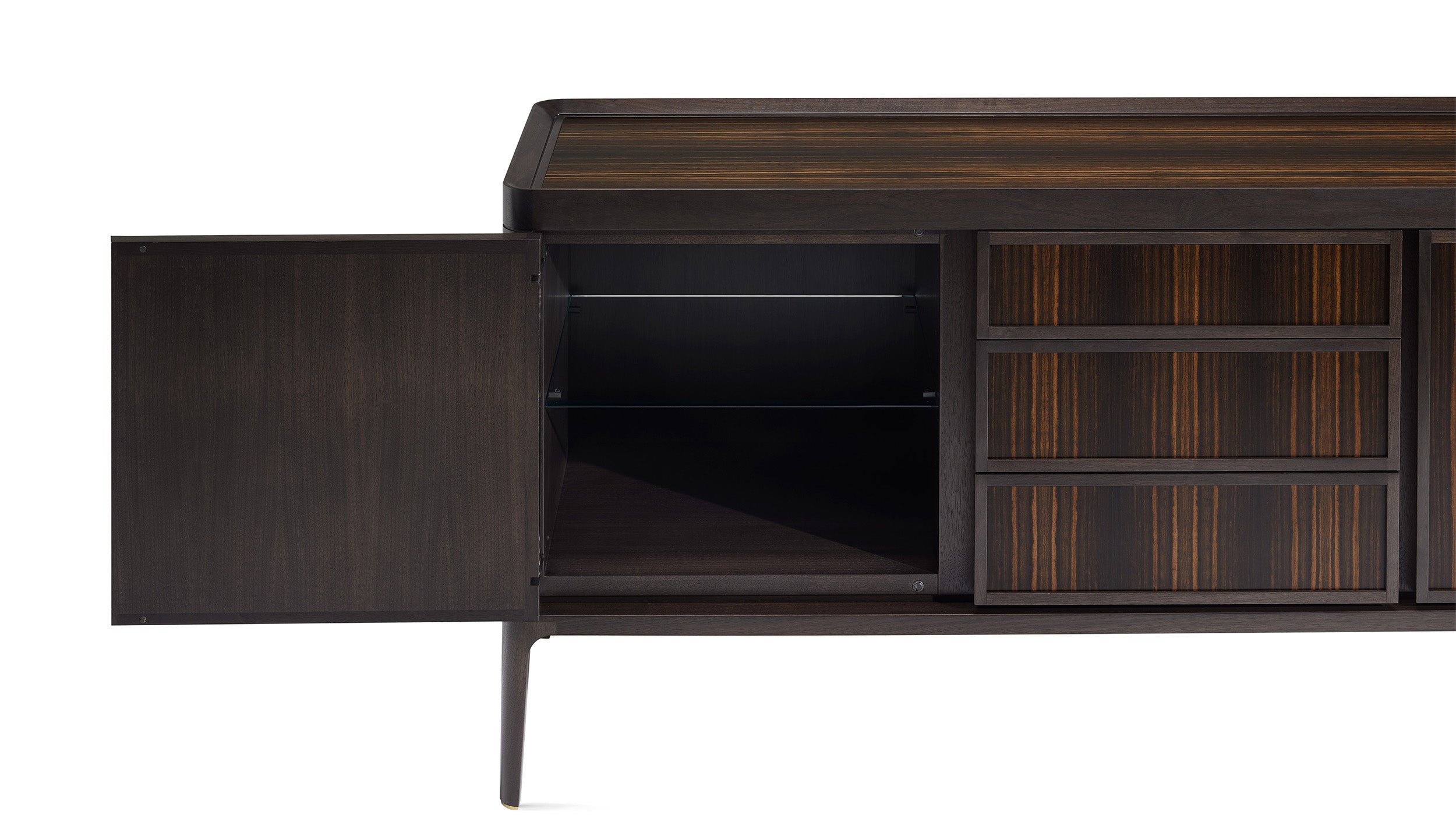 Desktop / Full Cabinet Low, designed by Roberto Lazzeroni for Ceccotti Collezioni