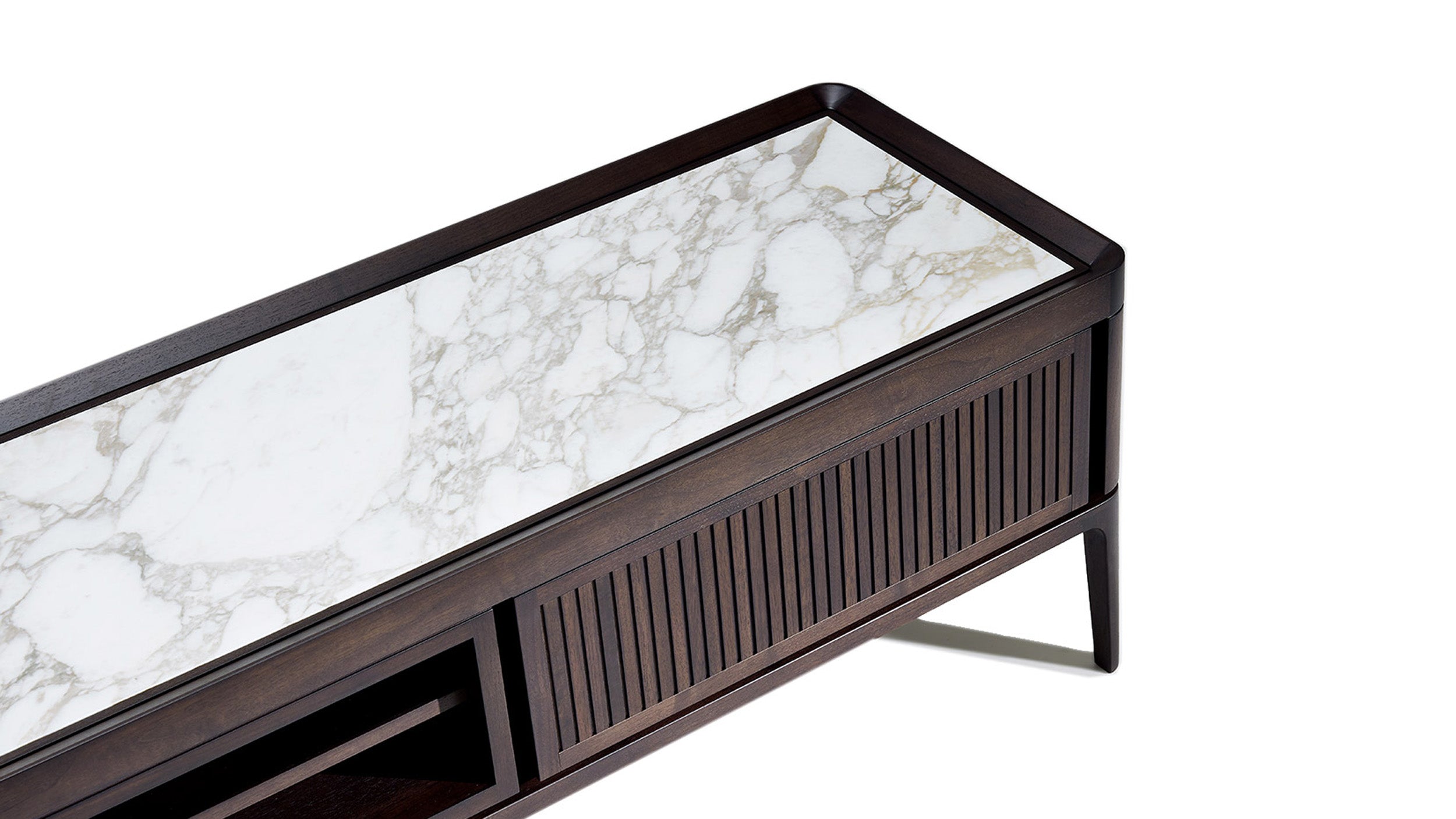 Desktop / Full TV, designed by Roberto Lazzeroni for Ceccotti Collezioni