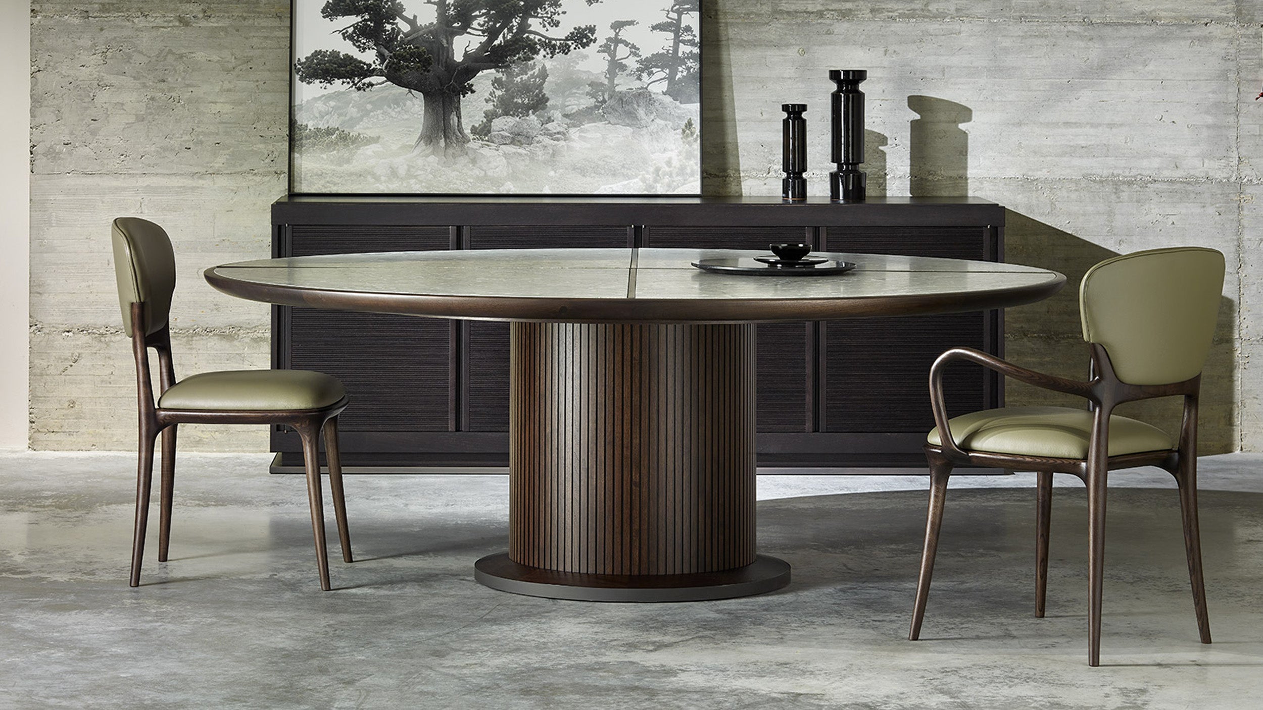 Desktop / Full Table, designed by Roberto Lazzeroni for Ceccotti Collezioni