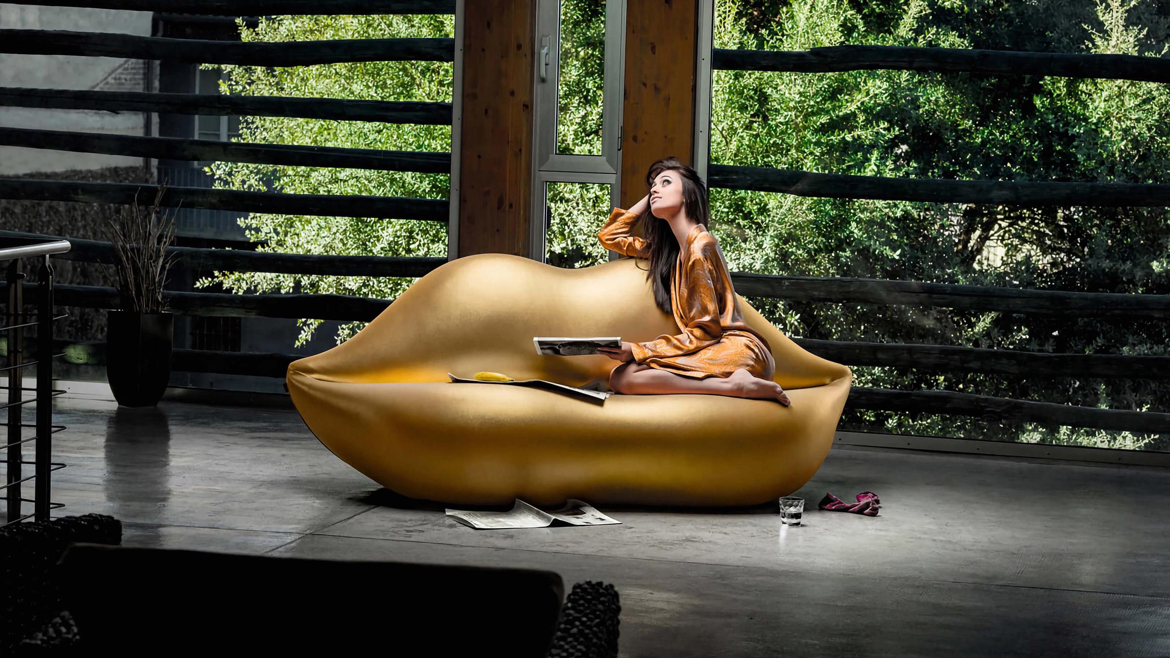 Gufram Sofa Bocca Sofa