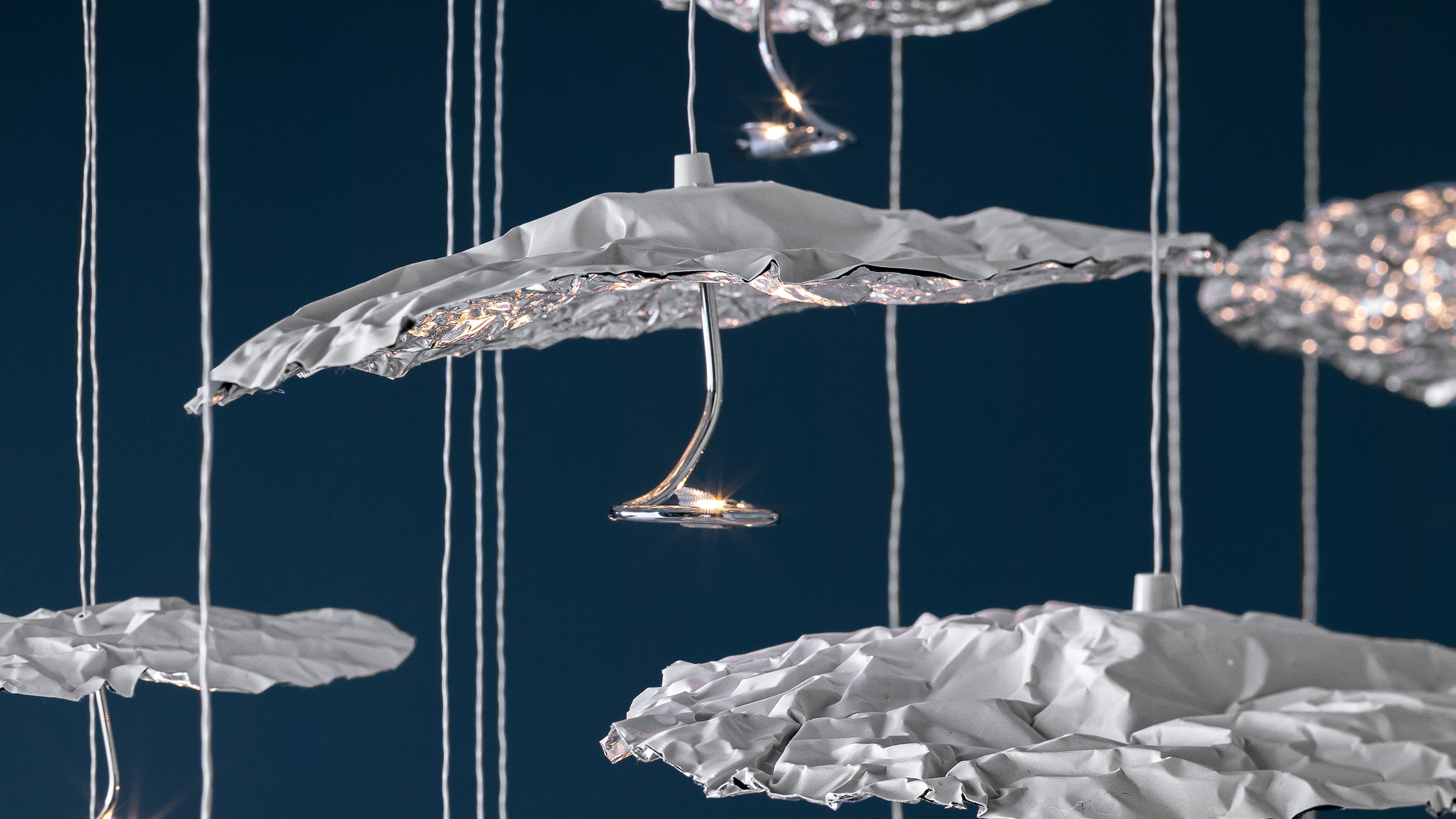 Desktop / Gold Moon Chandelier, by Catellani & Smith