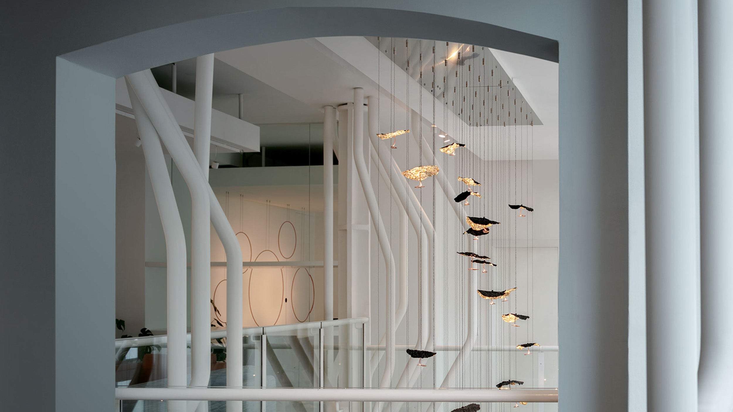 Desktop / Gold Moon Chandelier, by Catellani & Smith