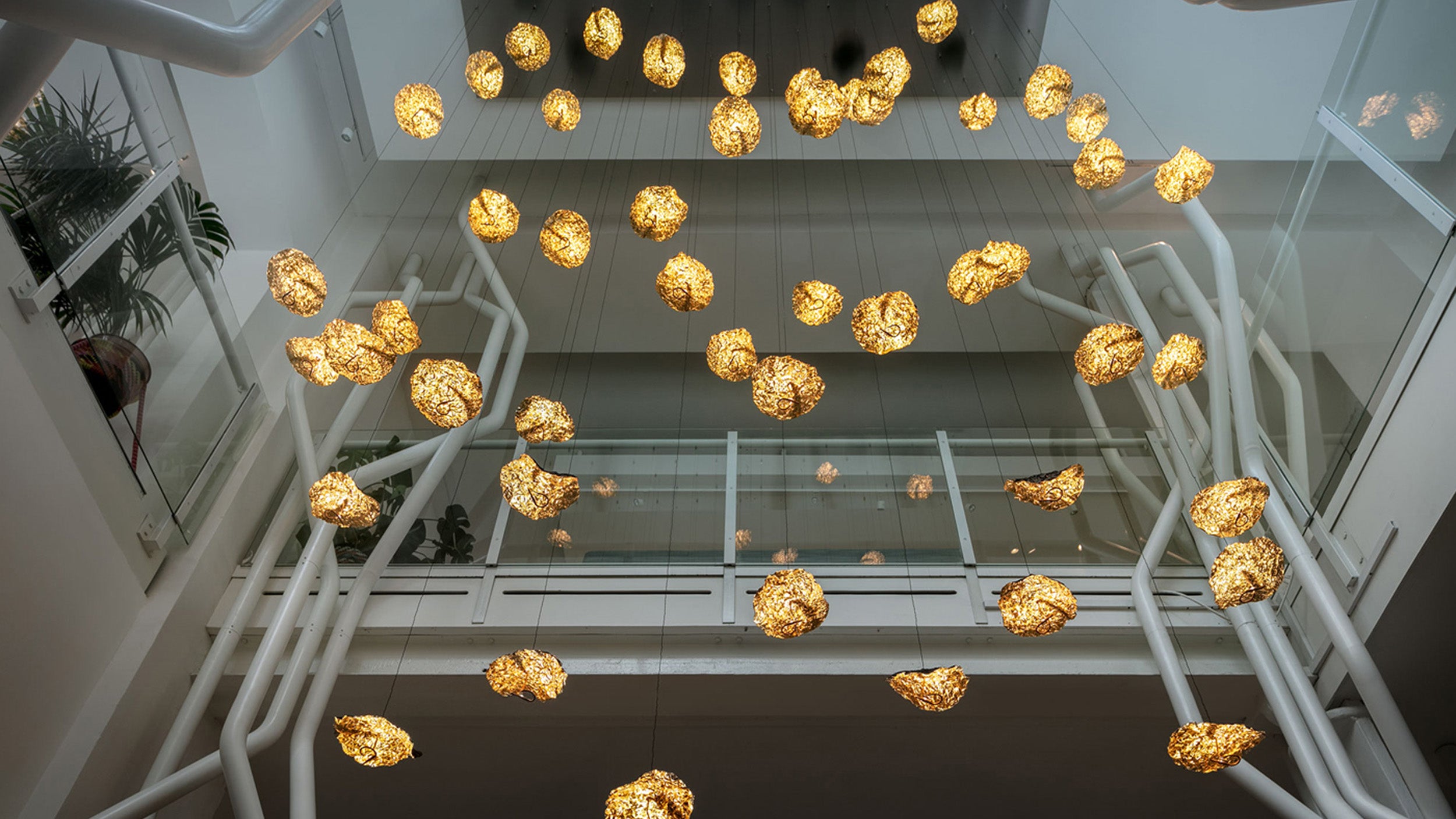 Desktop / Gold Moon Chandelier, by Catellani & Smith