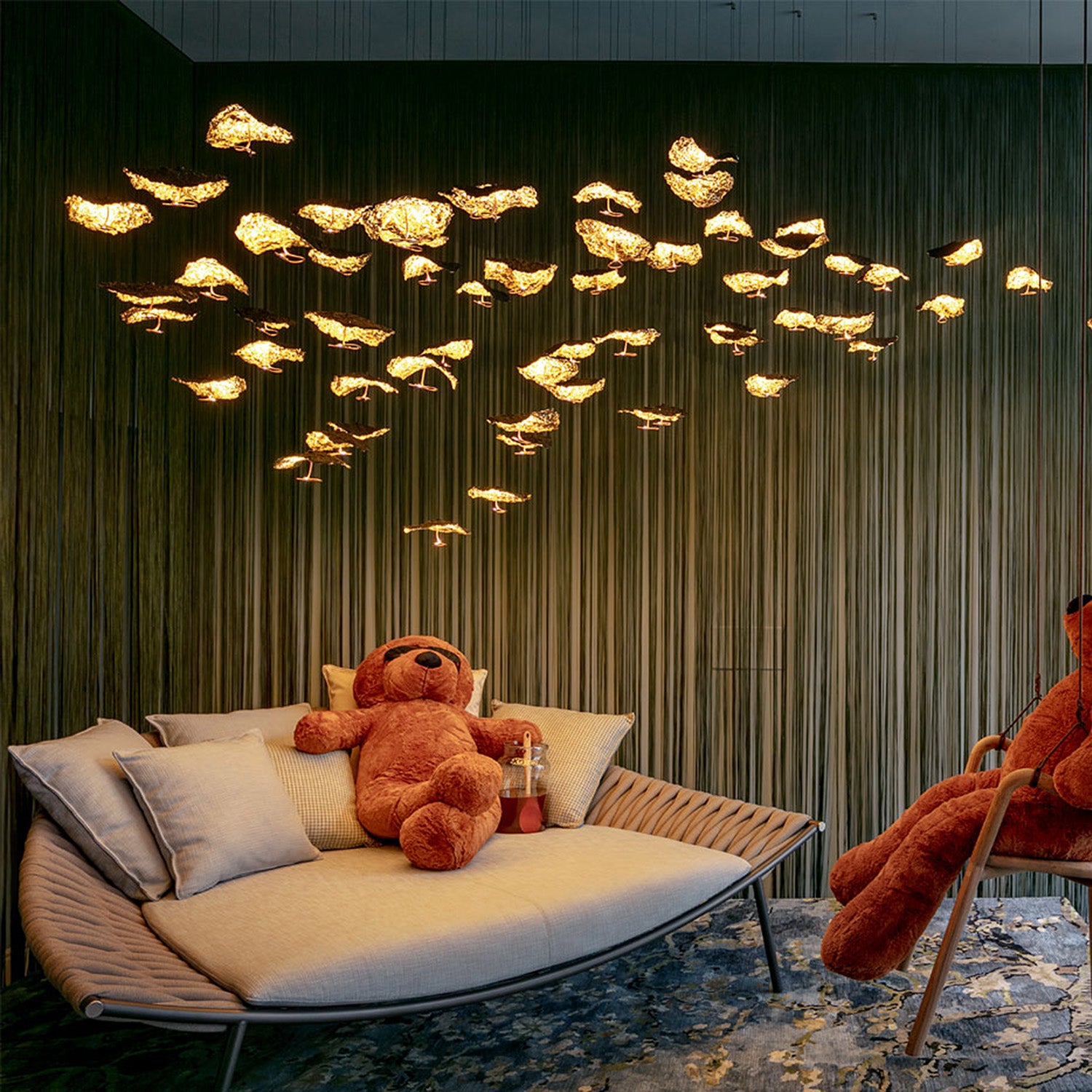 Mobile / Gold Moon JC/IC Pendant Lamp by Catellani & Smith