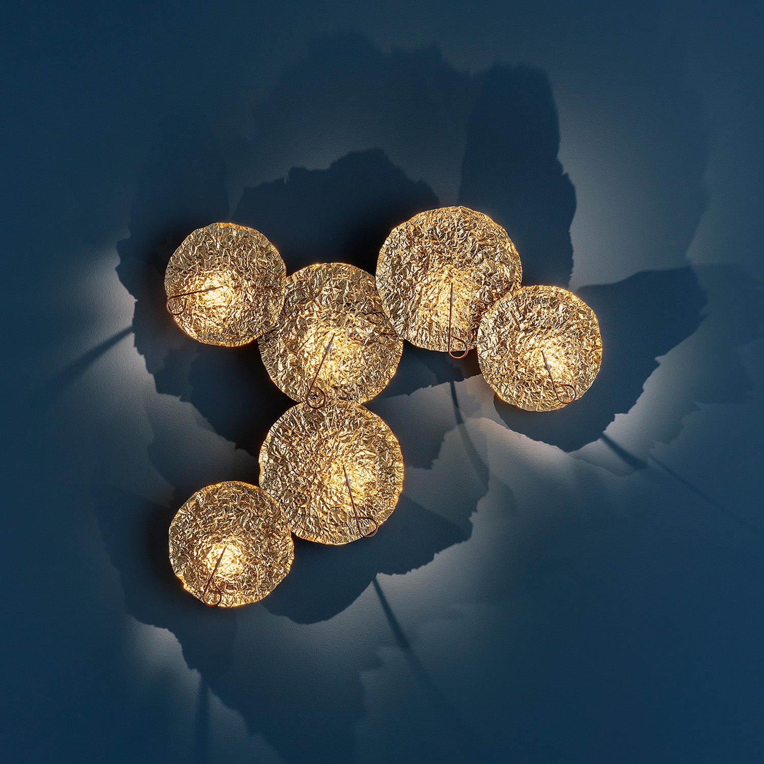 Mobile / Gold Moon Wall Lamp by Catellani & Smith